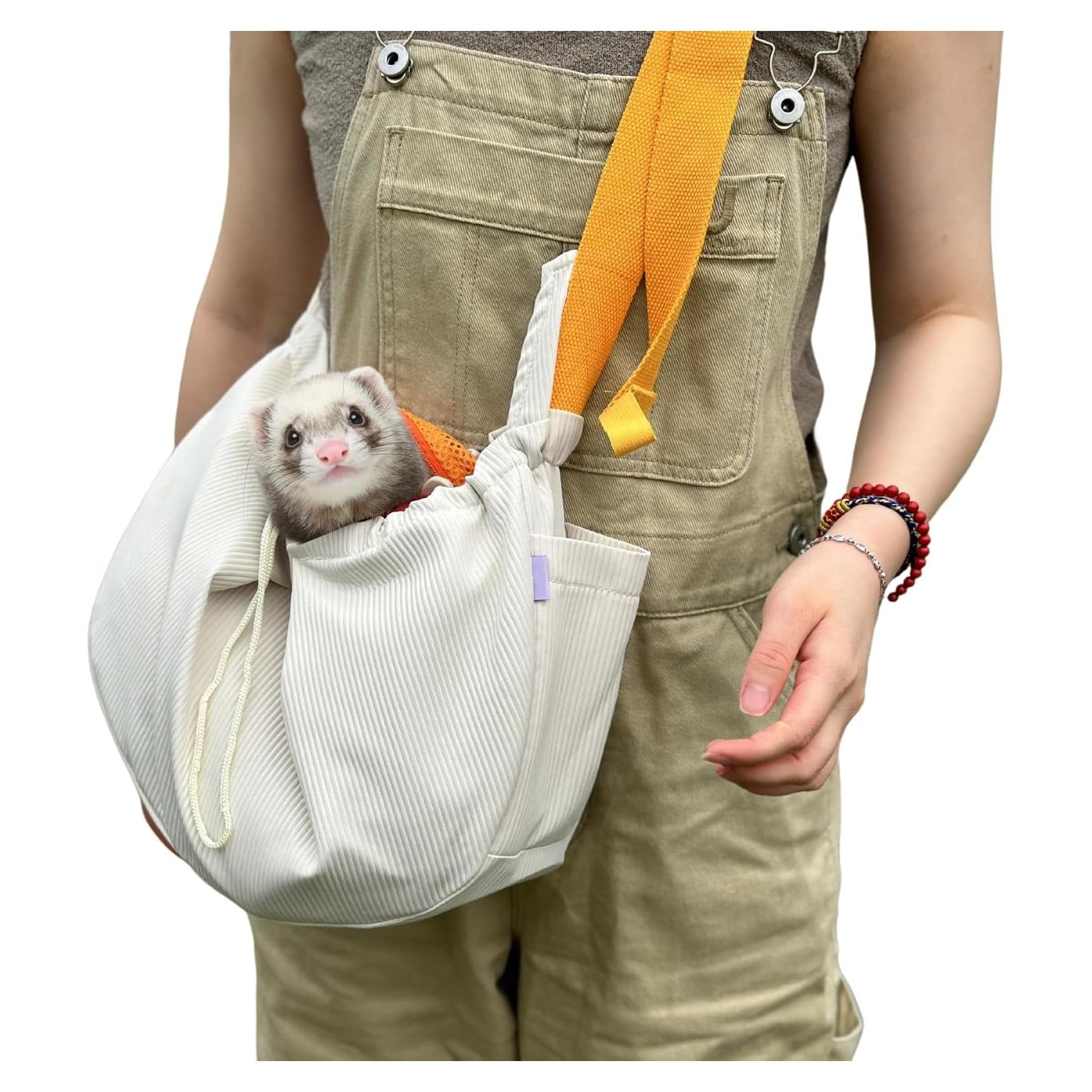 Bolsa Transportadora para Mascotas SEZDEKI Beige 32x25cm