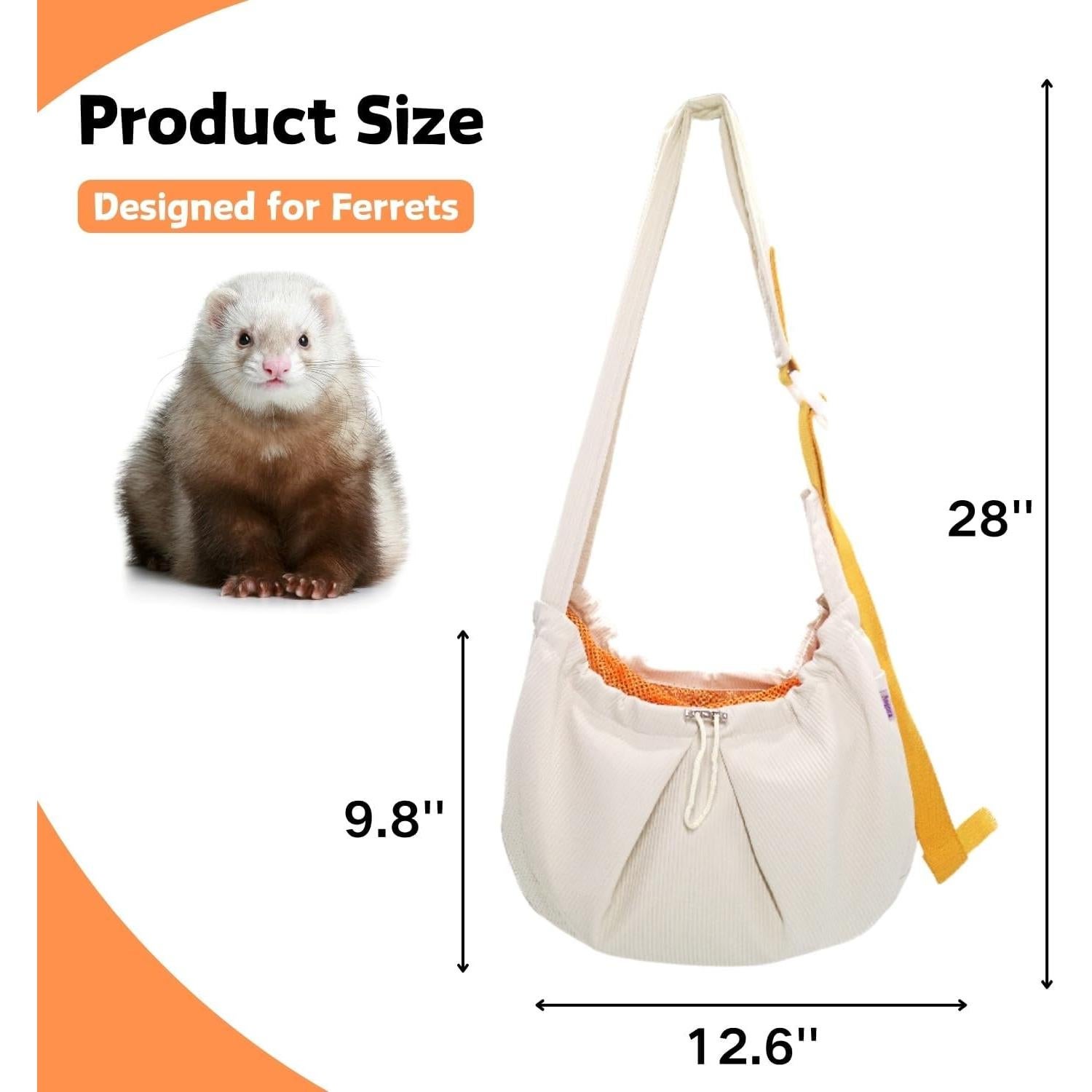 Bolsa Transportadora para Mascotas SEZDEKI Beige 32x25cm