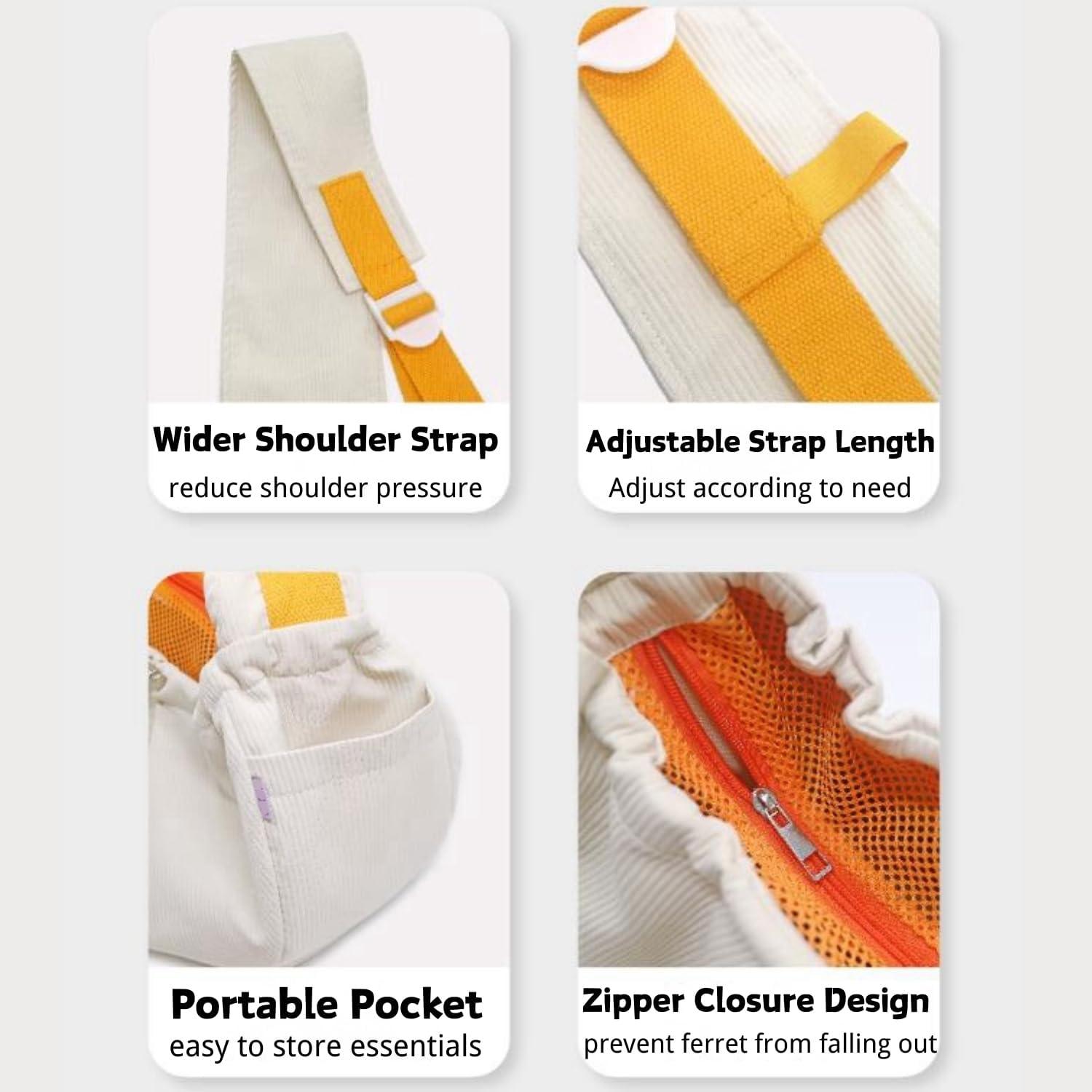 Bolsa Transportadora para Mascotas SEZDEKI Beige 32x25cm