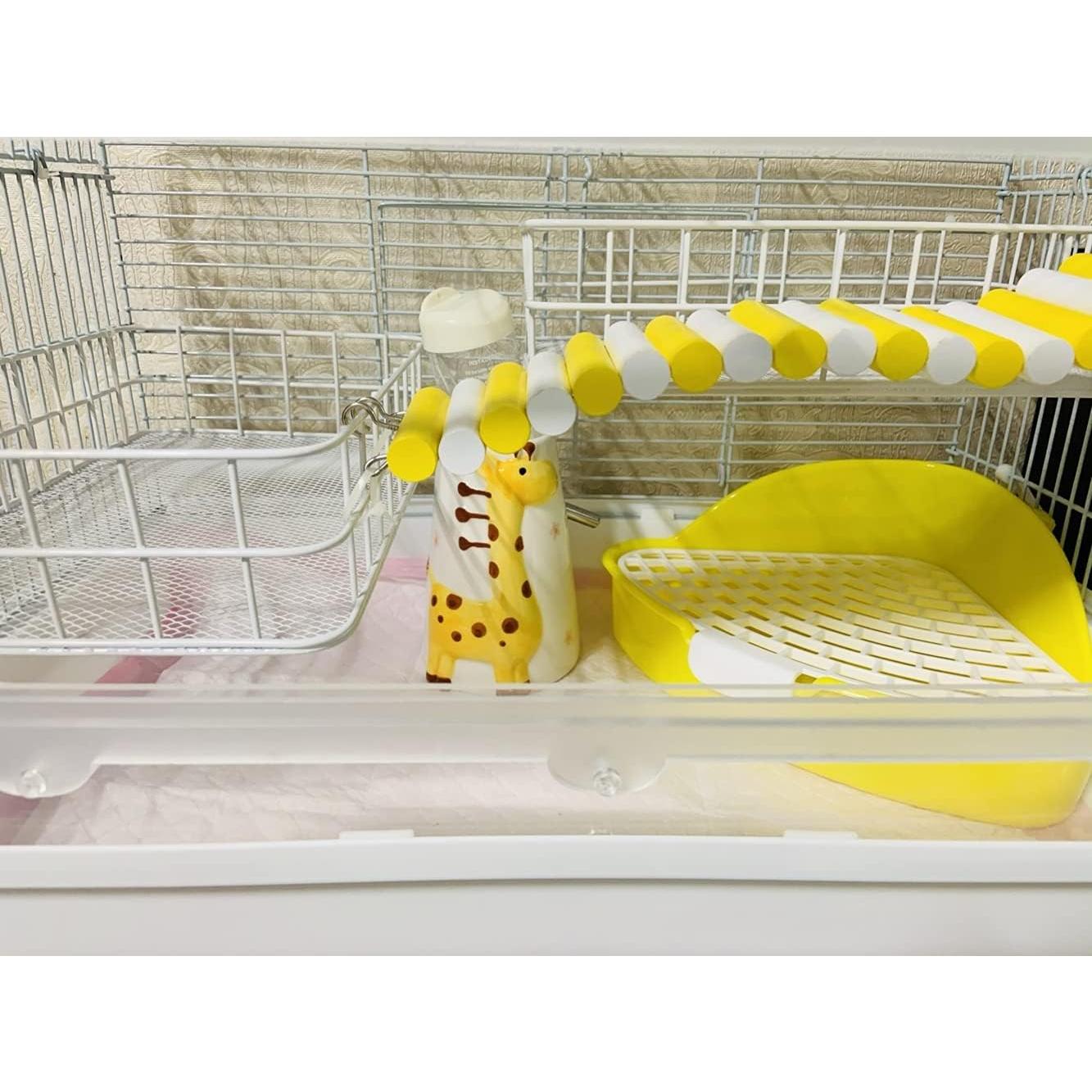 Plataforma para jaula de mascotas WOLEDOE 24.9x16cm Metal Blanco