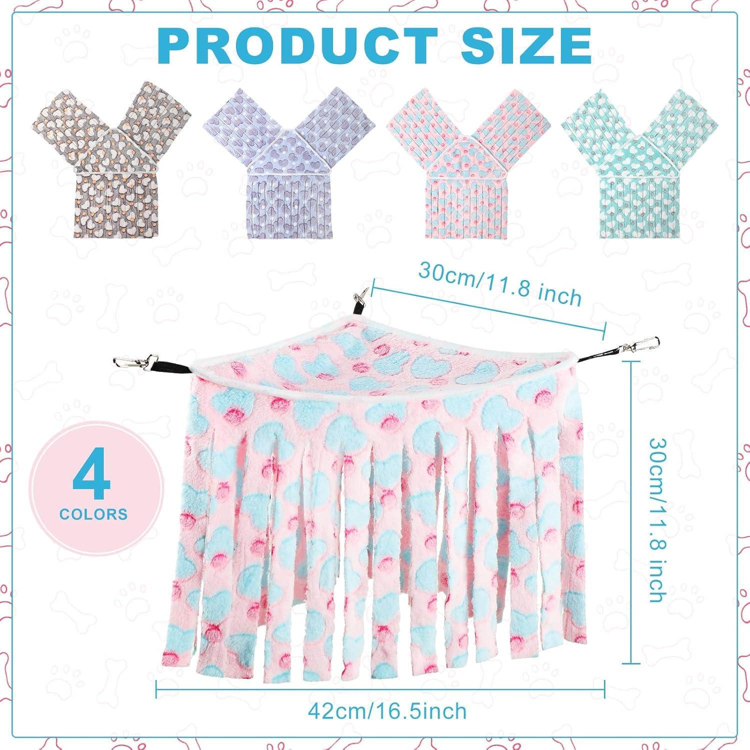 Huwena 4 Escondites para Cobayas Corazón 42x30x30 cm