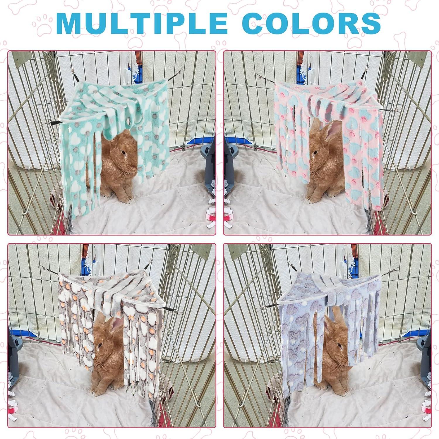 Huwena 4 Escondites para Cobayas Corazón 42x30x30 cm