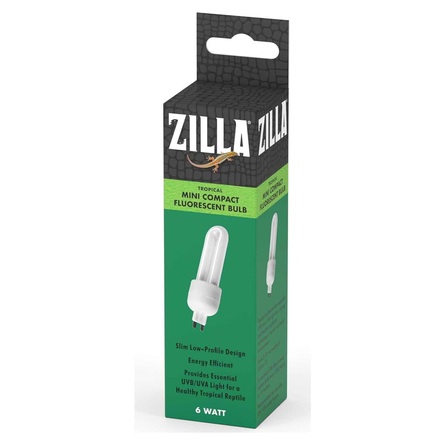 Bombilla Fluorescente Compacta Zilla Mini Tropical 6W G9