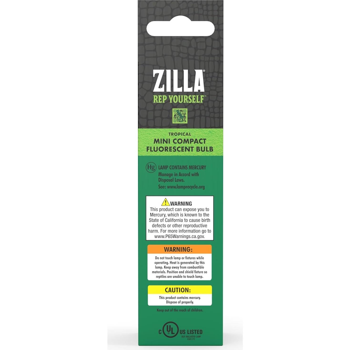 Bombilla Fluorescente Compacta Zilla Mini Tropical 6W G9