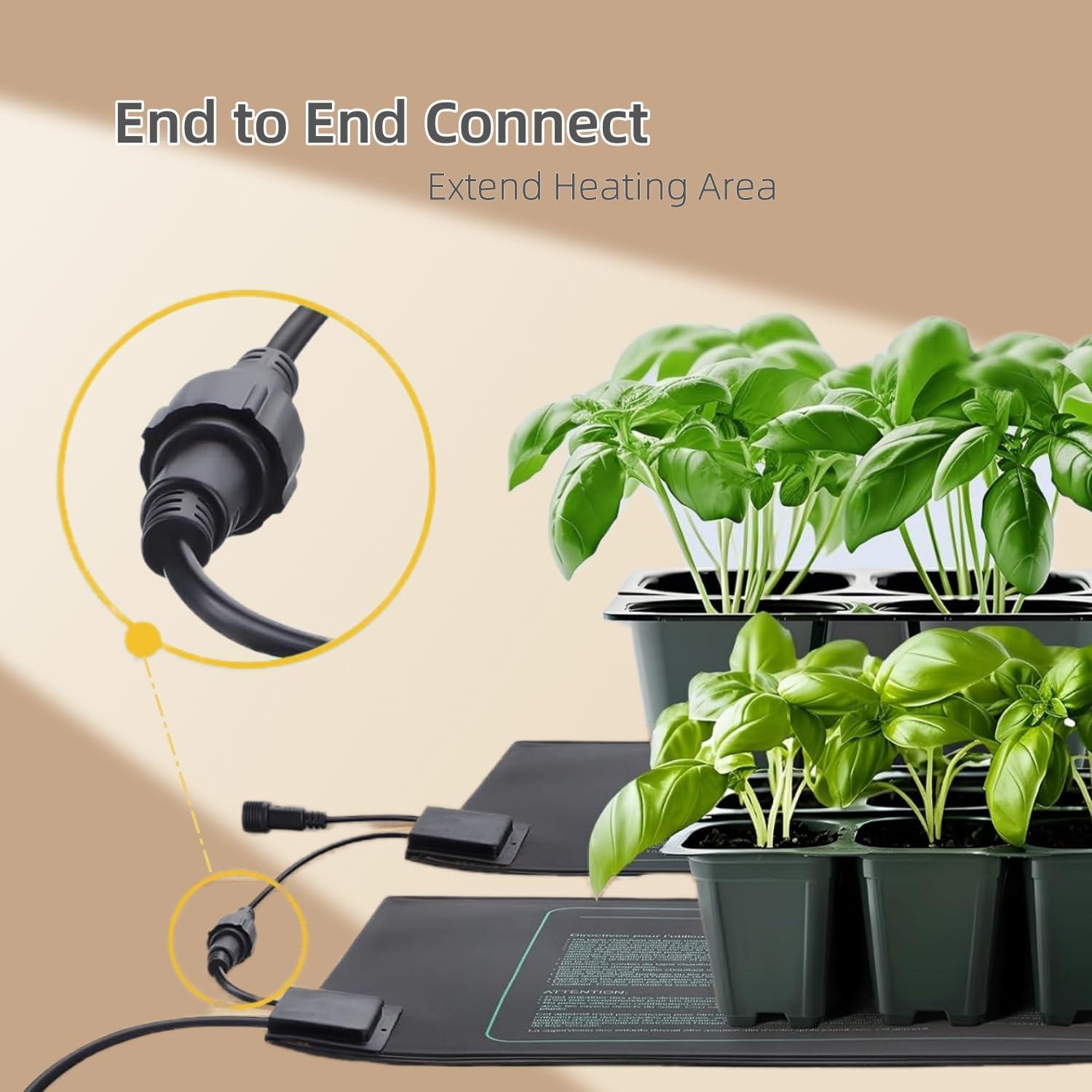 Almohadillas Térmicas Enlazables Higoro 25.4x52.7cm 21W Paquete 2