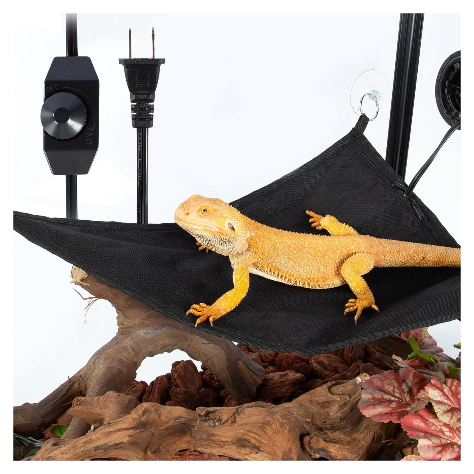 Hamaca Térmica Reptizoo 2-en-1 para Reptiles con Controlador