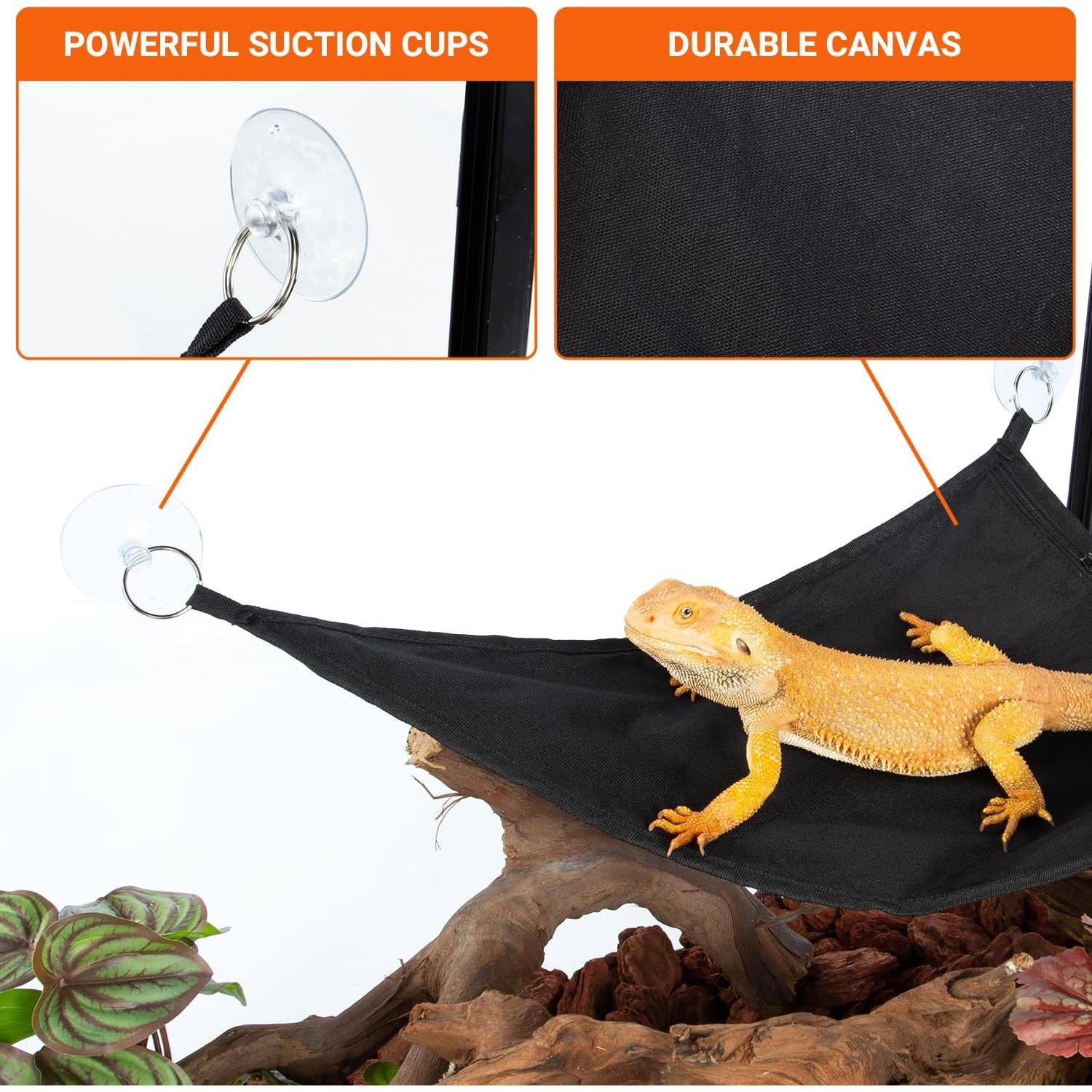 Hamaca Térmica Reptizoo 2-en-1 para Reptiles con Controlador