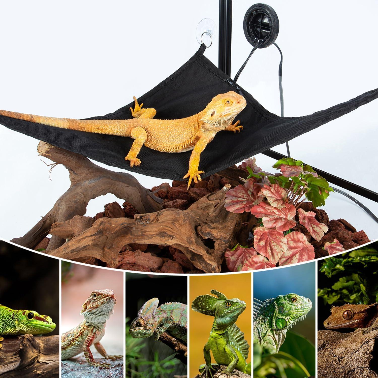 Hamaca Térmica Reptizoo 2-en-1 para Reptiles con Controlador