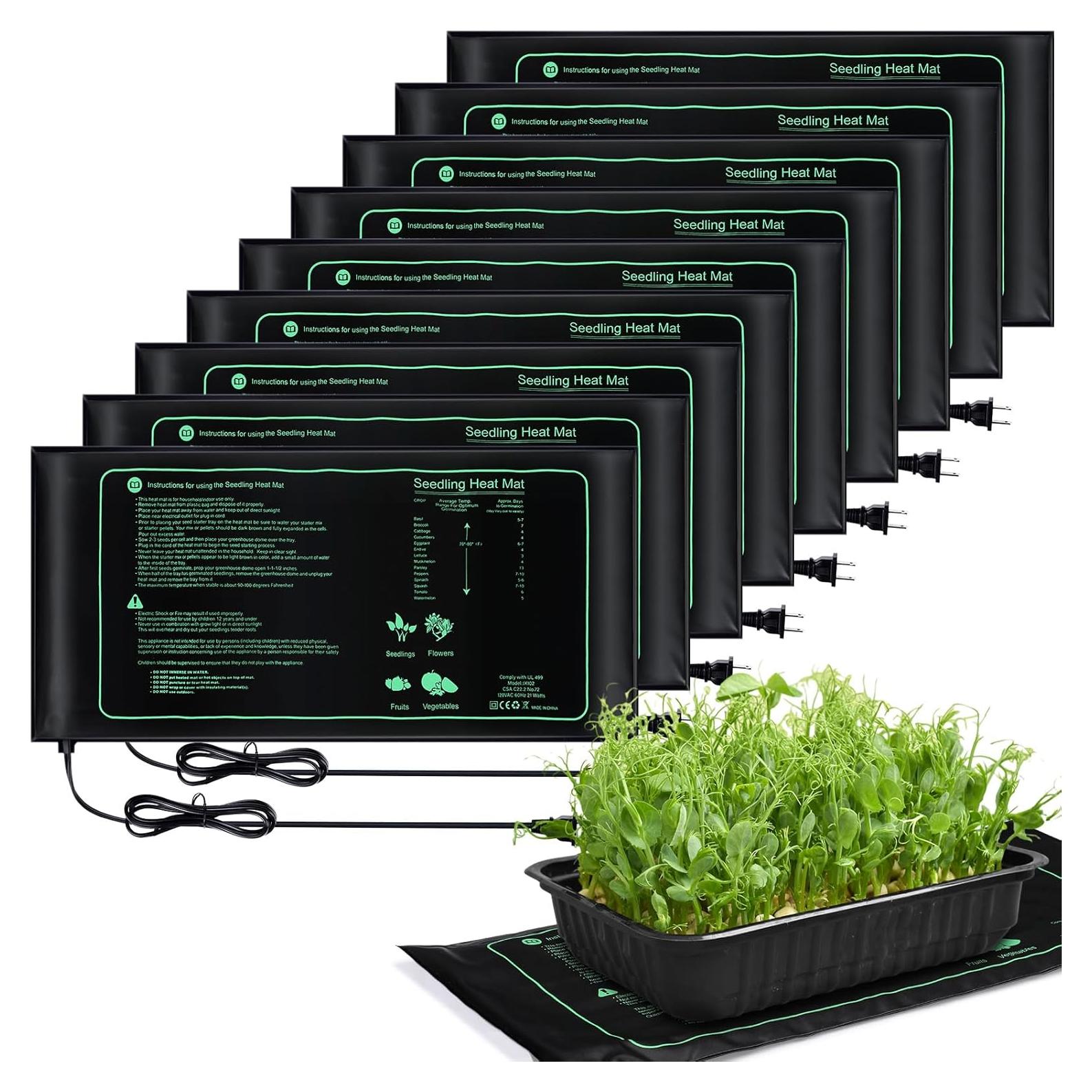 Almohadilla Térmica ROCEEI para Plántulas 10 Unidades 25x53 cm