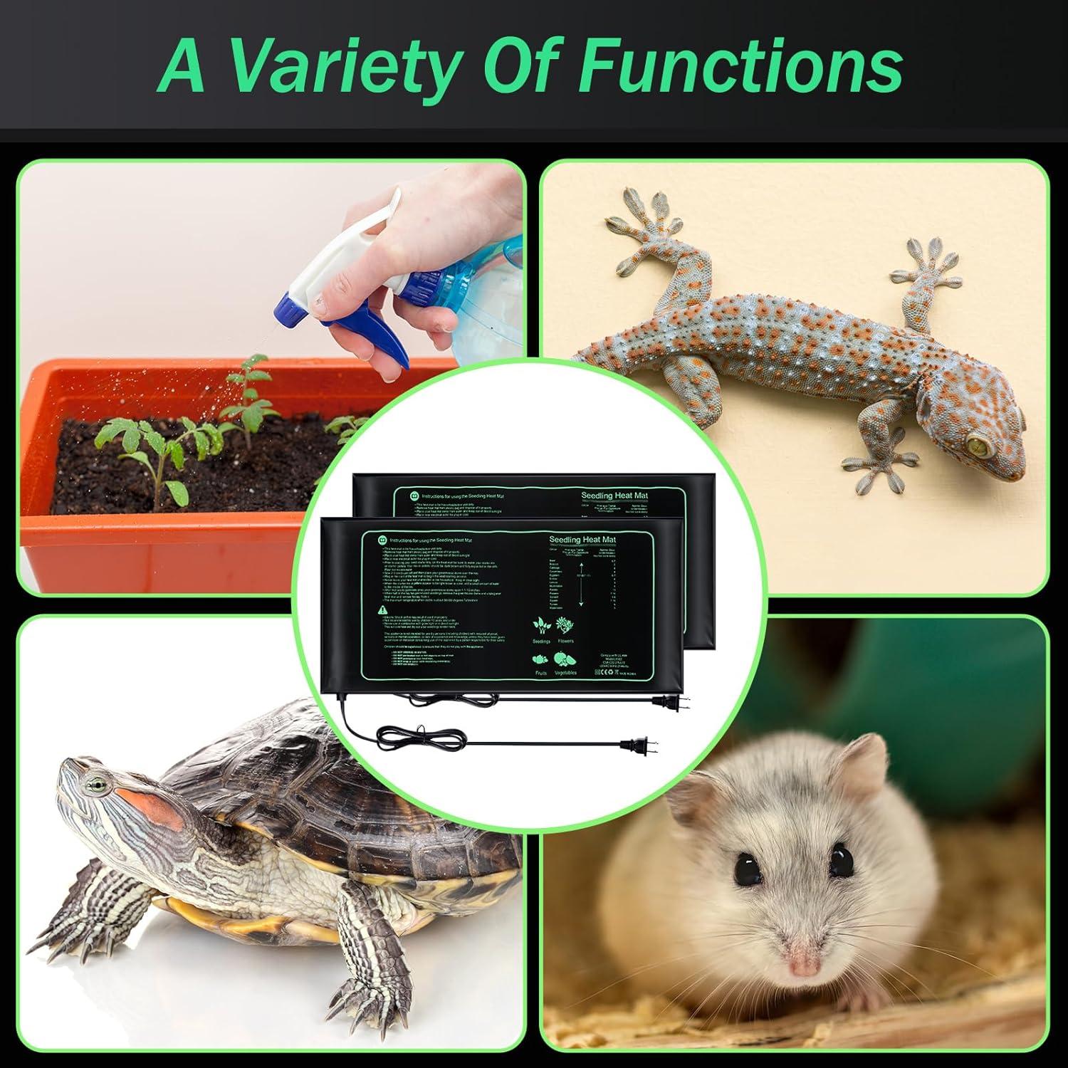 Almohadilla Térmica ROCEEI para Plántulas 10 Unidades 25x53 cm