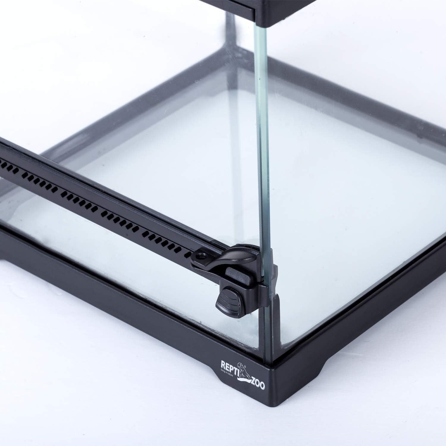 Terrario de Vidrio REPTIZOO 20x20x20cm para Reptiles