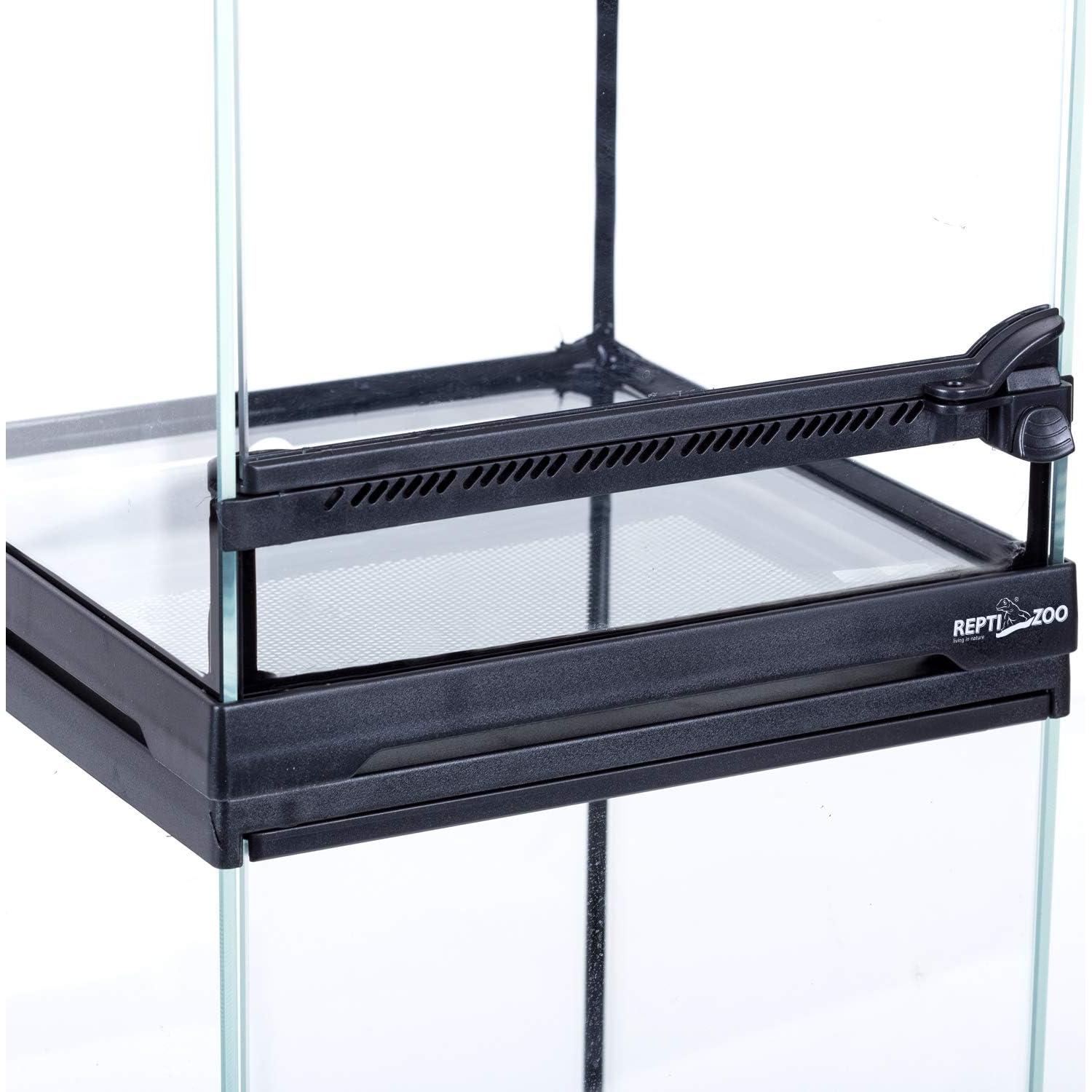 Terrario de Vidrio REPTIZOO 20x20x20cm para Reptiles