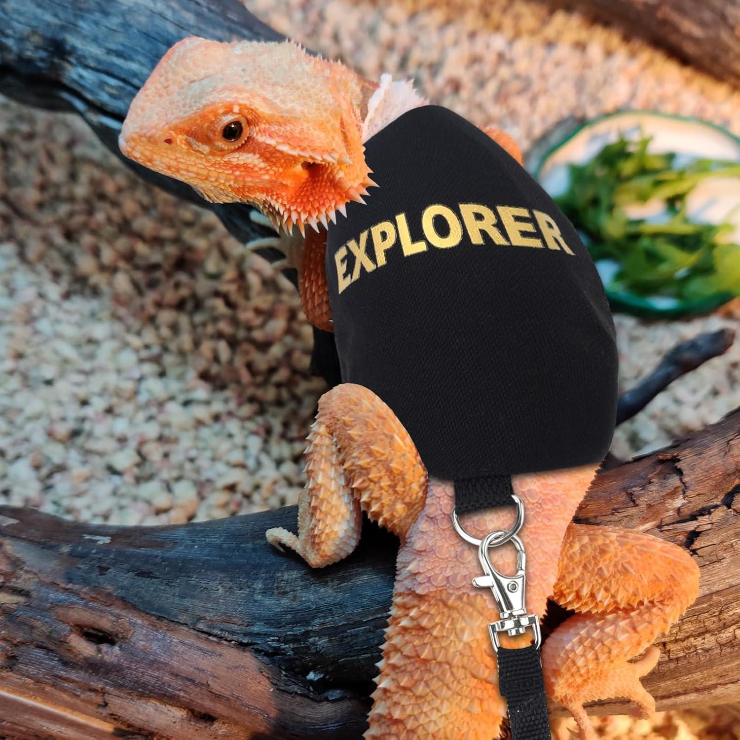 Correa y Arnés Ajustable POLKASTORE para Dragón Barbudo 1.52m