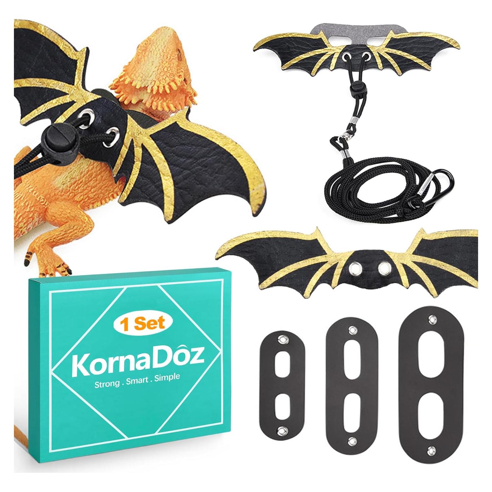 Juego de Arnés y Correa KornaDoz para Reptiles Ajustable