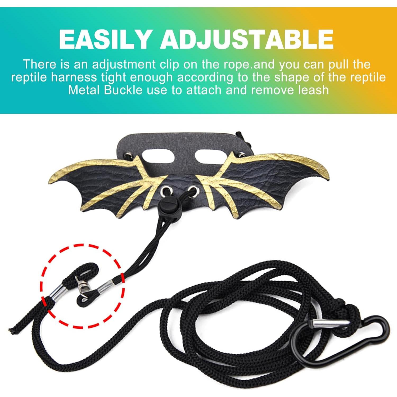Juego de Arnés y Correa KornaDoz para Reptiles Ajustable