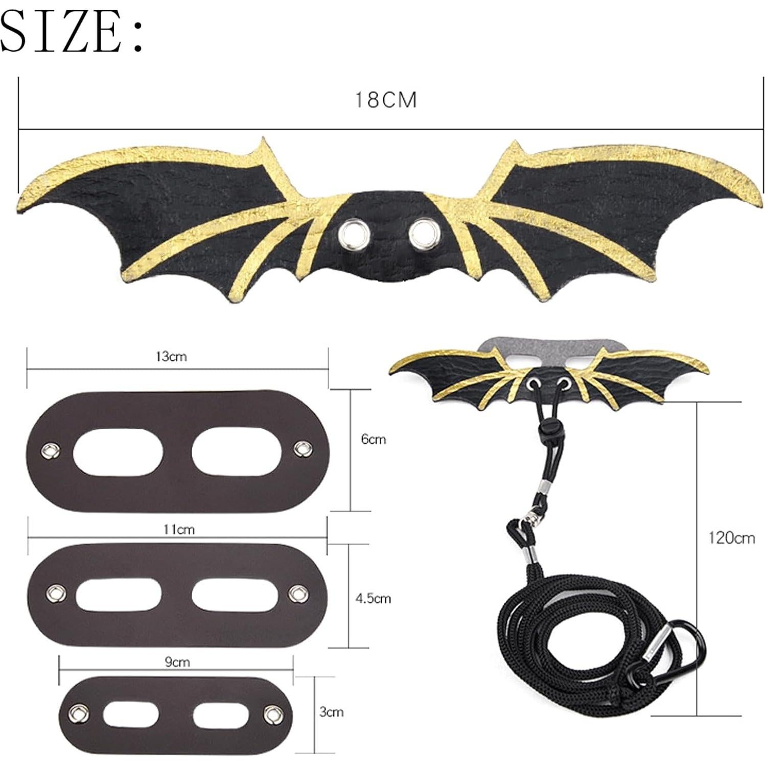 Correas y Arnés para Dragón Barbado SPCMGSZ - Ajustable Negro