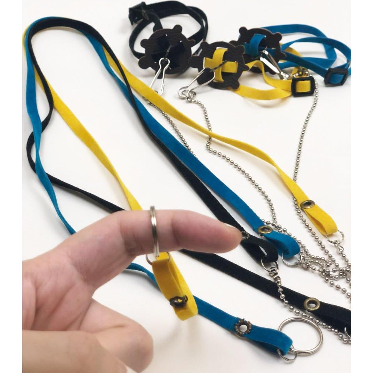 Conjunto Arnés y Correa Ajustable Hypeety para Reptiles Azul