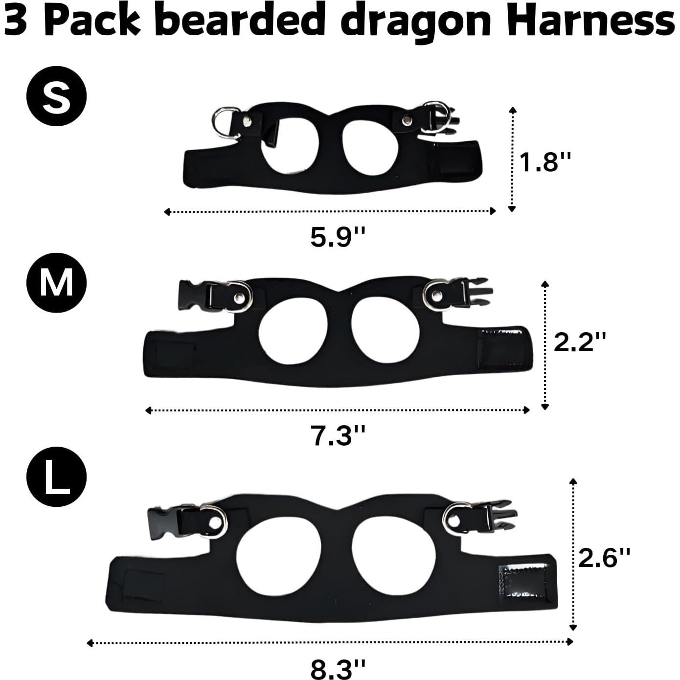 Conjunto Arnés y Correa de Cuero Suave FORZENA Negro S M L