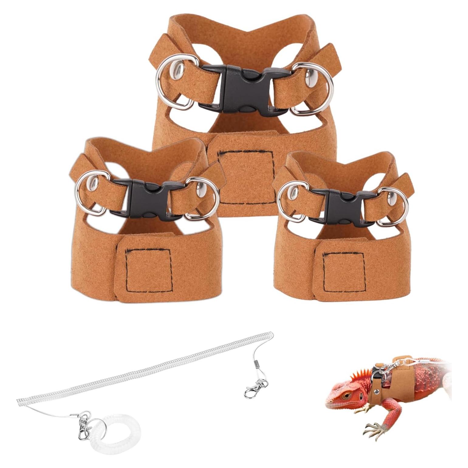 Paquete de 3 correas ajustables para dragones barbudos YOUNG-W