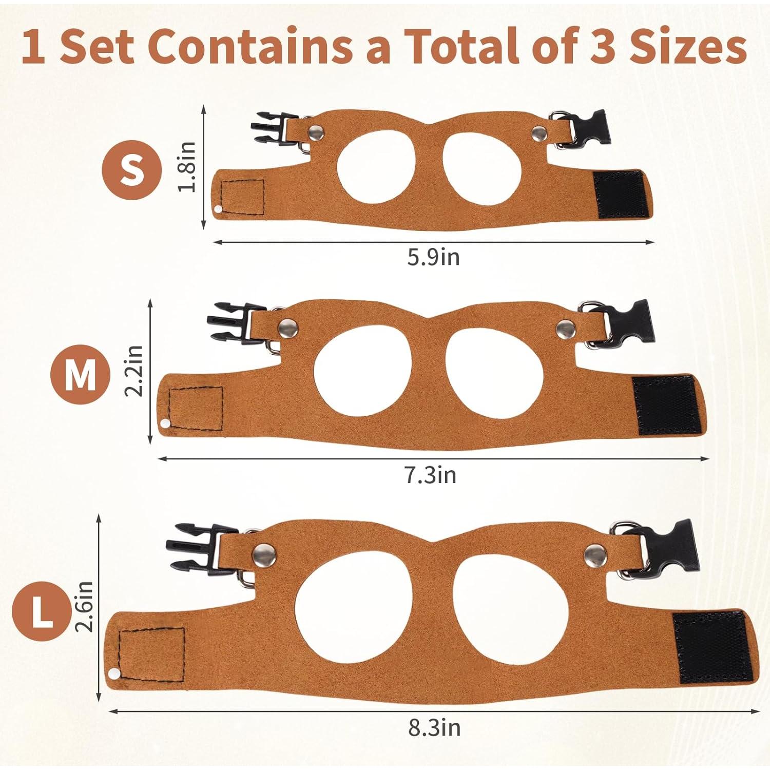 Paquete de 3 correas ajustables para dragones barbudos YOUNG-W