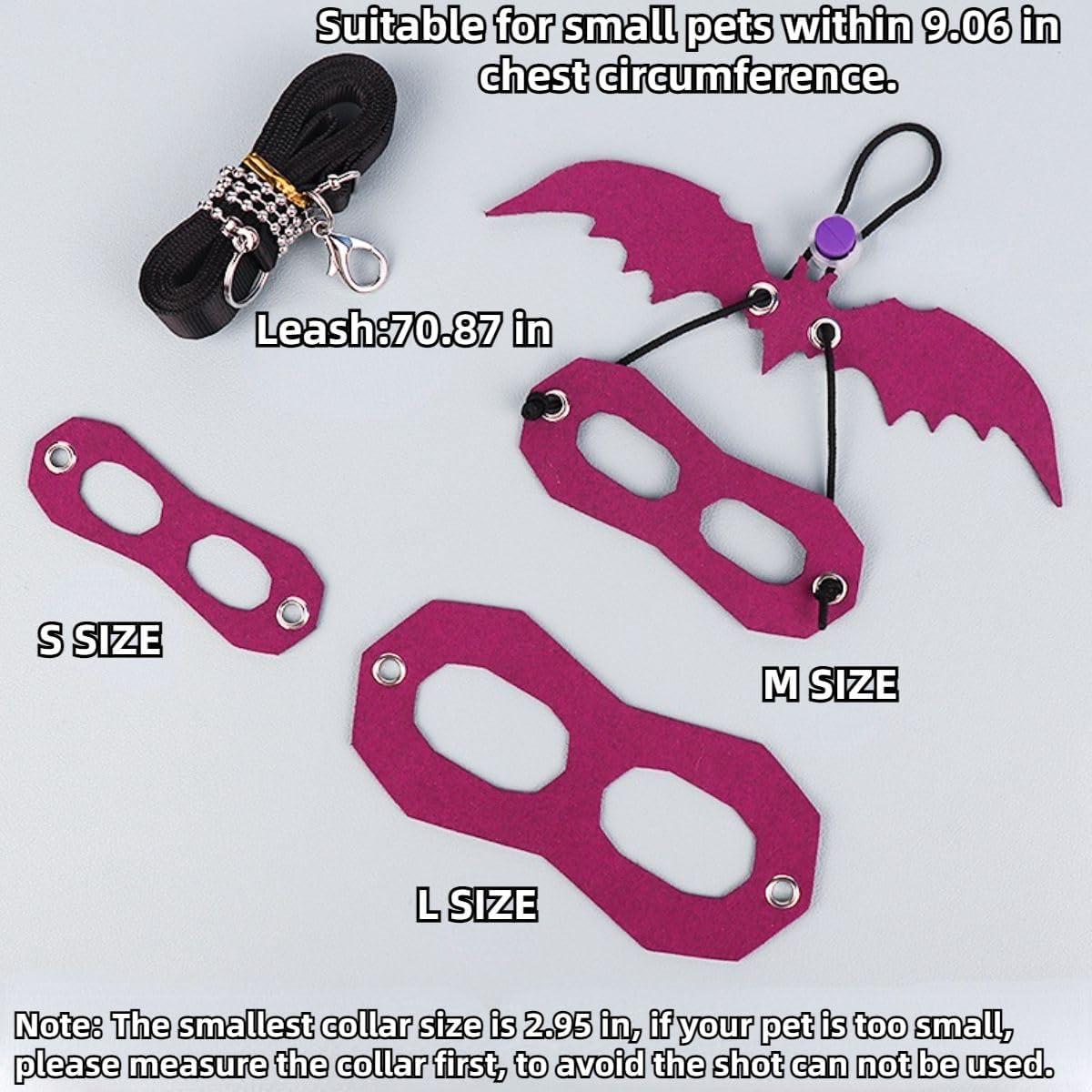 Conjunto Arnés y Correa Copfeu para Animales Pequeños 3 Piezas