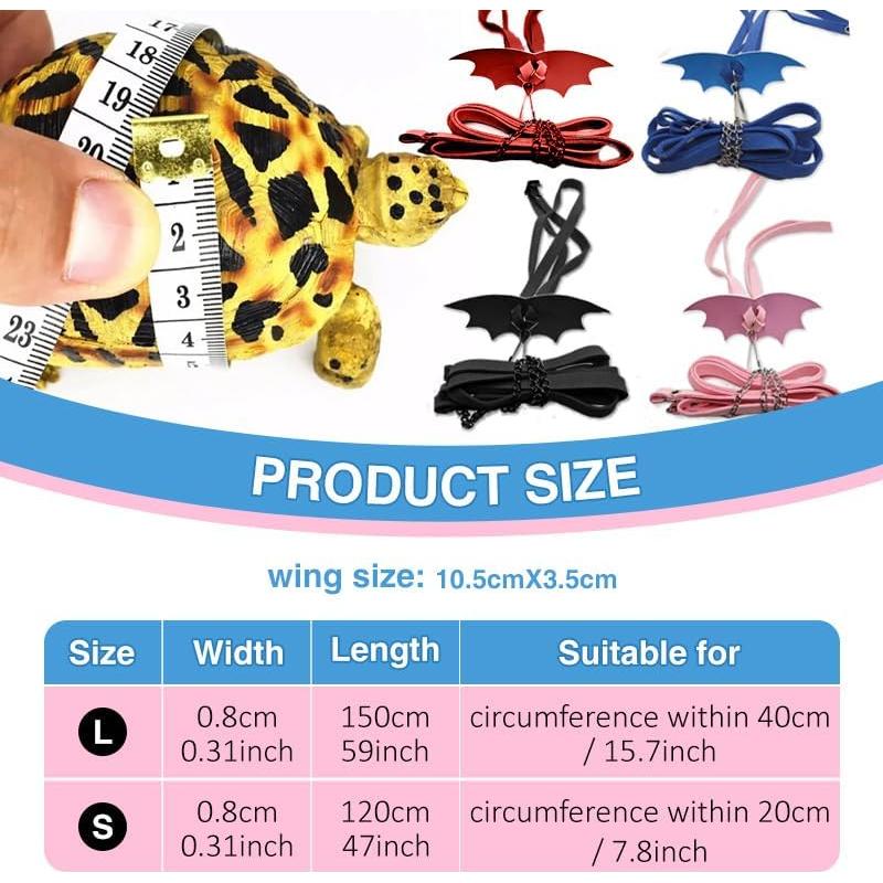 Arnés y Correa Ajustable para Tortuga HOKABLE Azul S