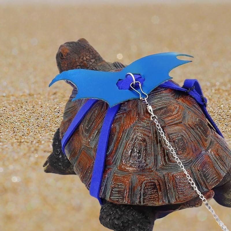 Arnés y Correa Ajustable para Tortuga HOKABLE Azul S