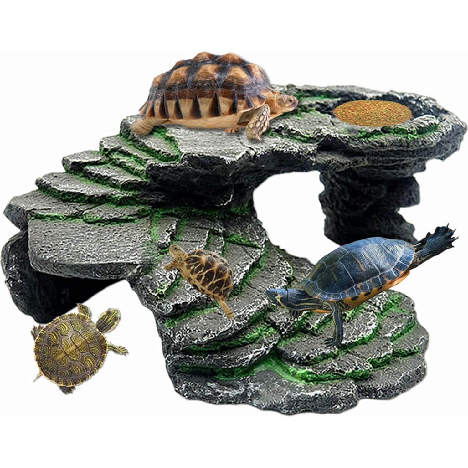 Plataforma de Sol para Tortugas ZIXIANGKEJI 17x10.2cm Resina