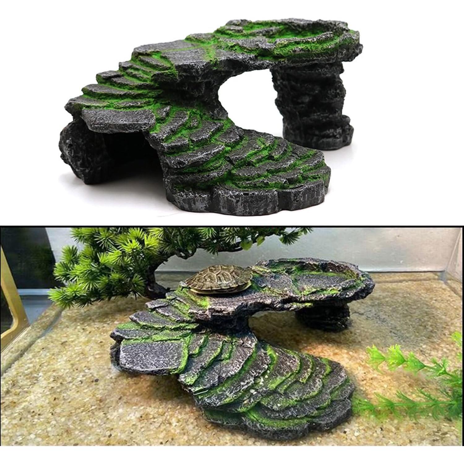 Plataforma de Sol para Tortugas ZIXIANGKEJI 17x10.2cm Resina