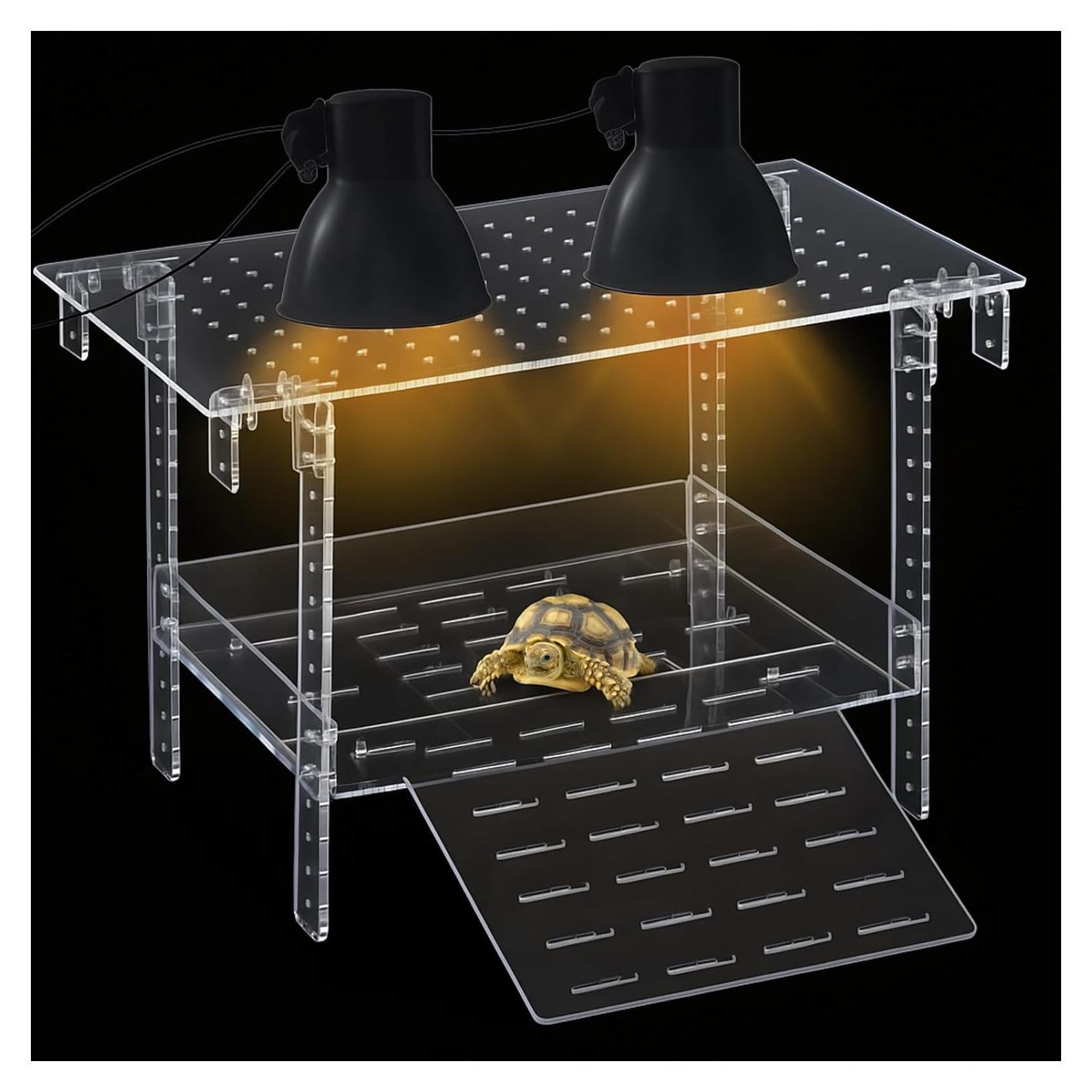 Plataforma de Sol para Tortugas Chunful 40-48 cm Acrílico
