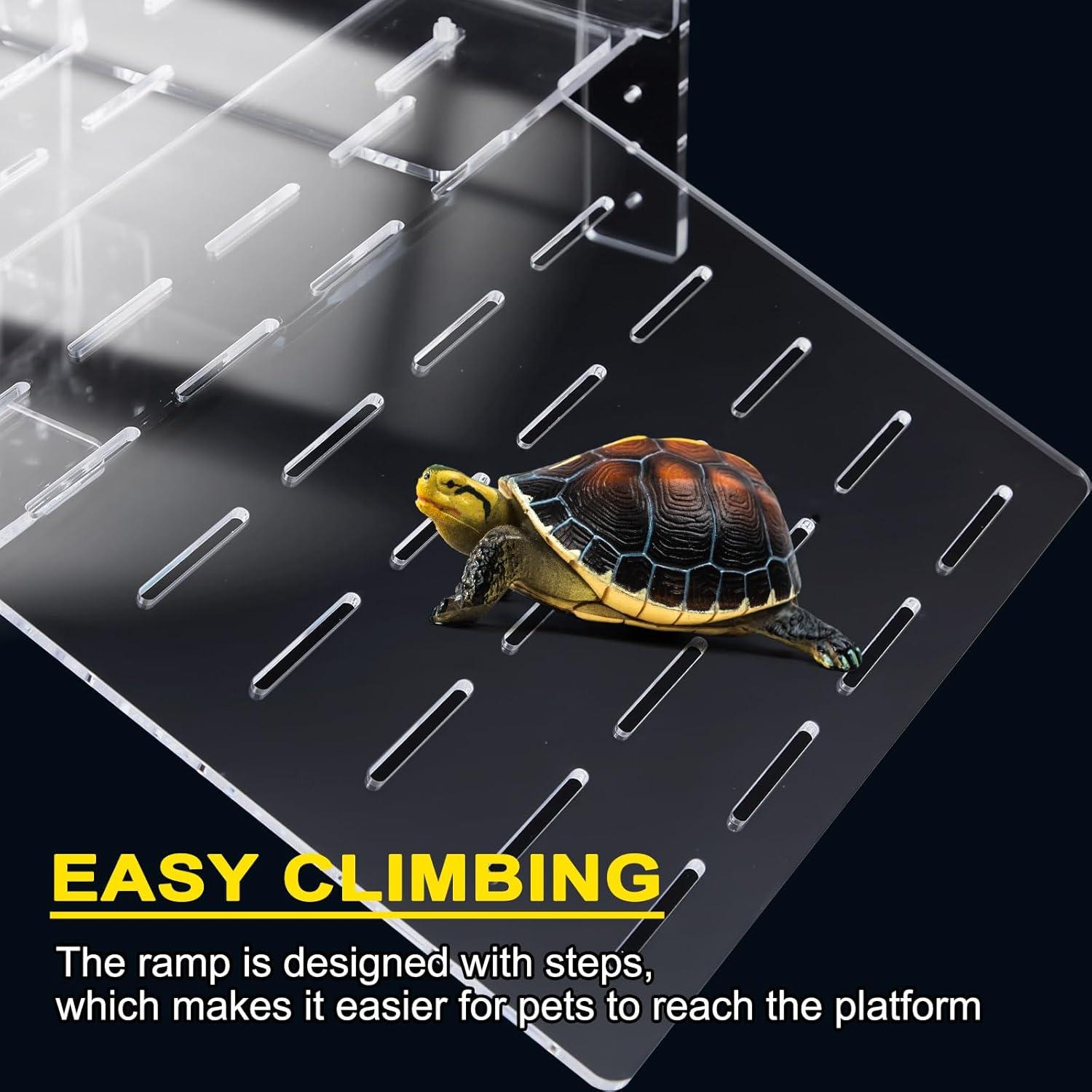 Plataforma de Sol para Tortugas Chunful 40-48 cm Acrílico