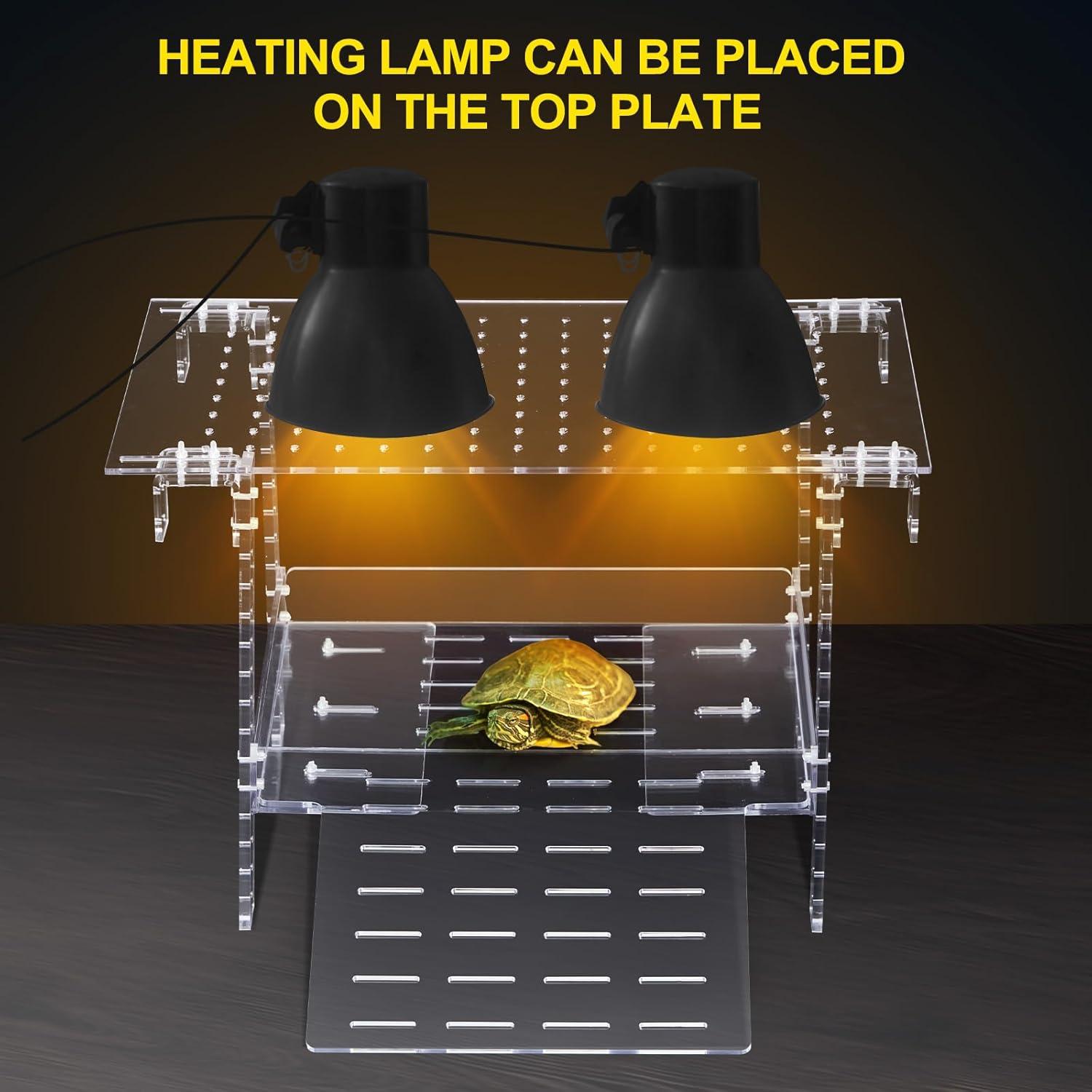 Plataforma de Sol para Tortugas Chunful 40-48 cm Acrílico