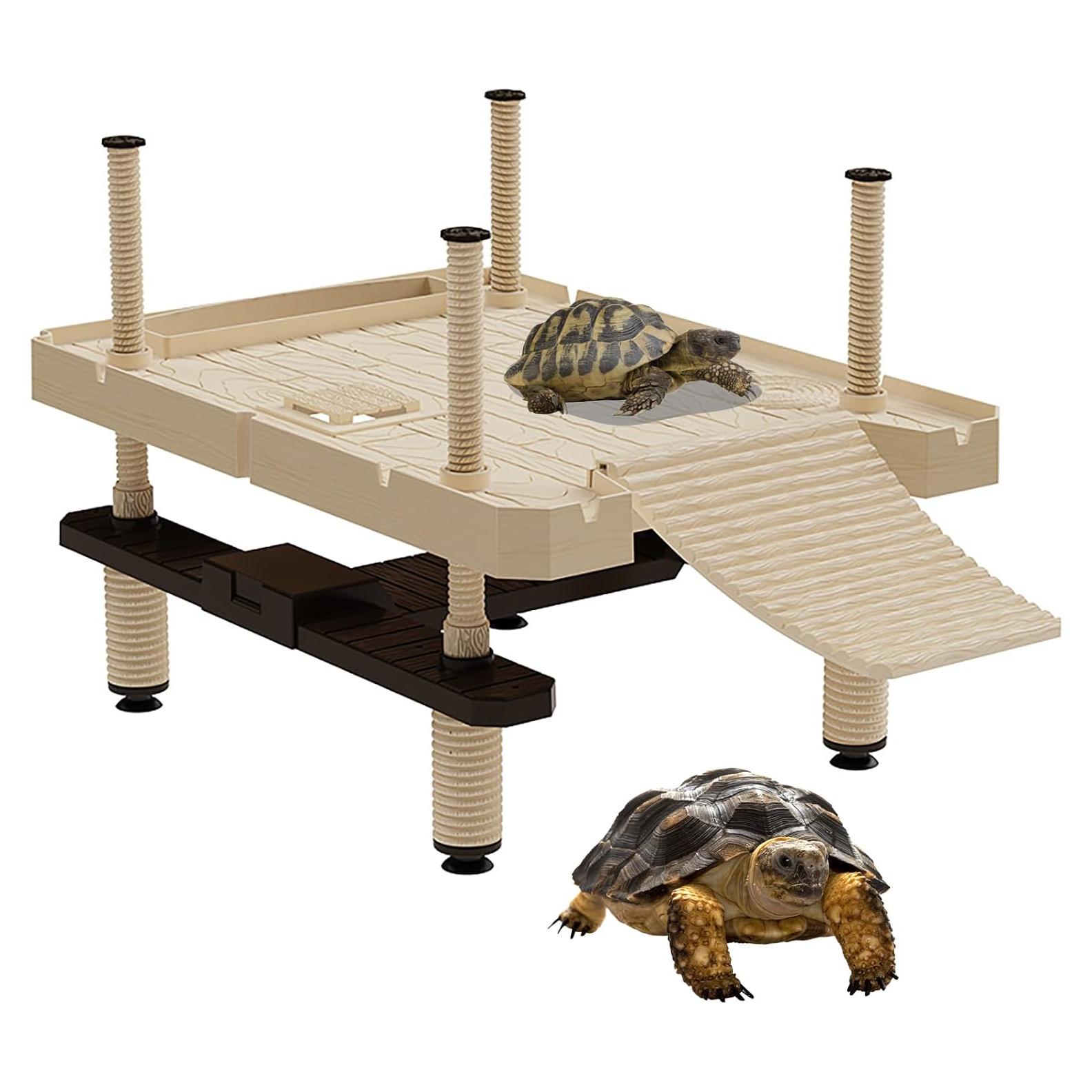 Plataforma Flotante para Tortugas AMZTEMU 53x29cm