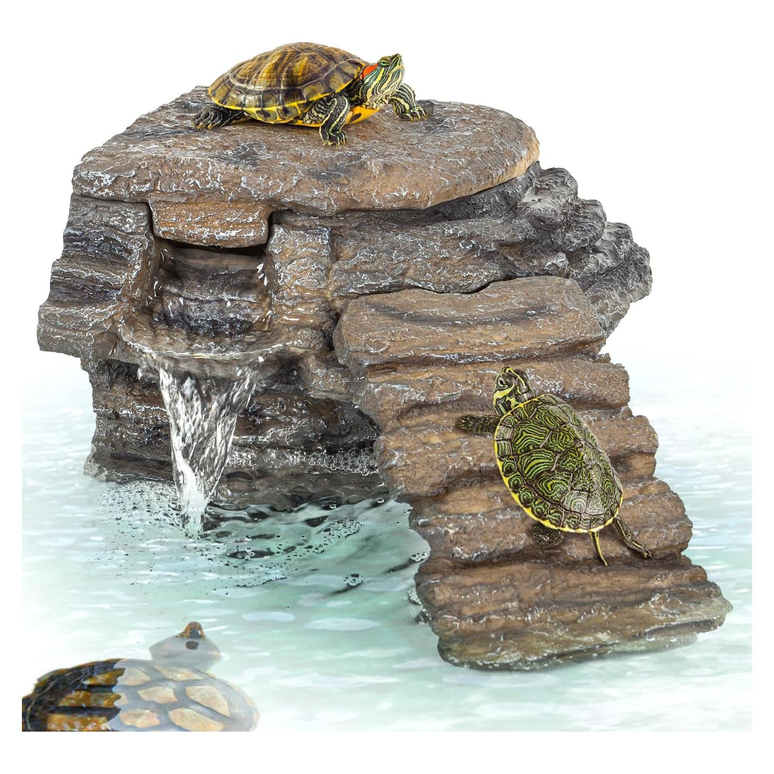 Filtro para Tortugas REPTIZOO TB06N 120GPH con Plataforma Calentadora