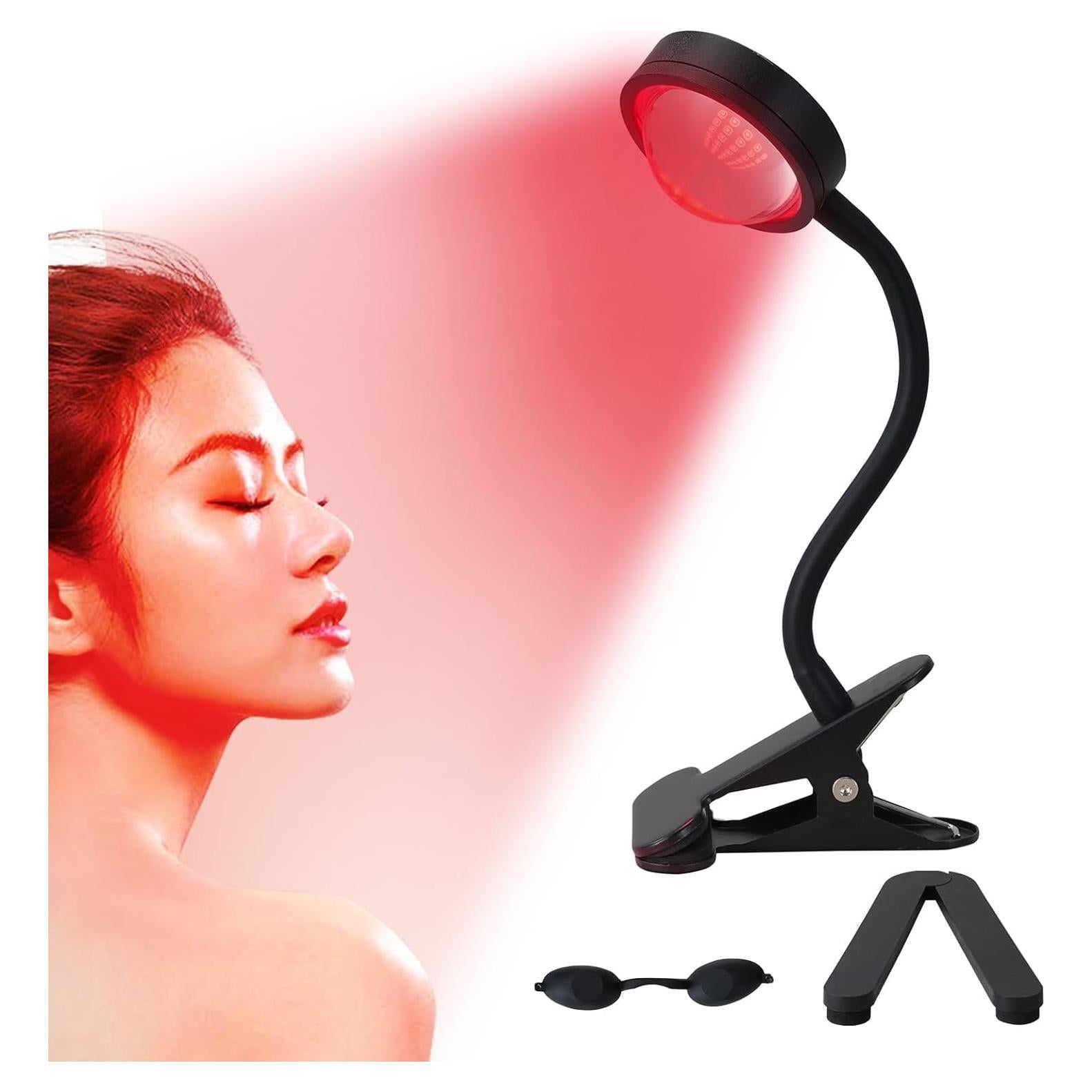 Terapia de Luz Roja WTINTELL 40 LEDs 660nm para Cuidado Facial