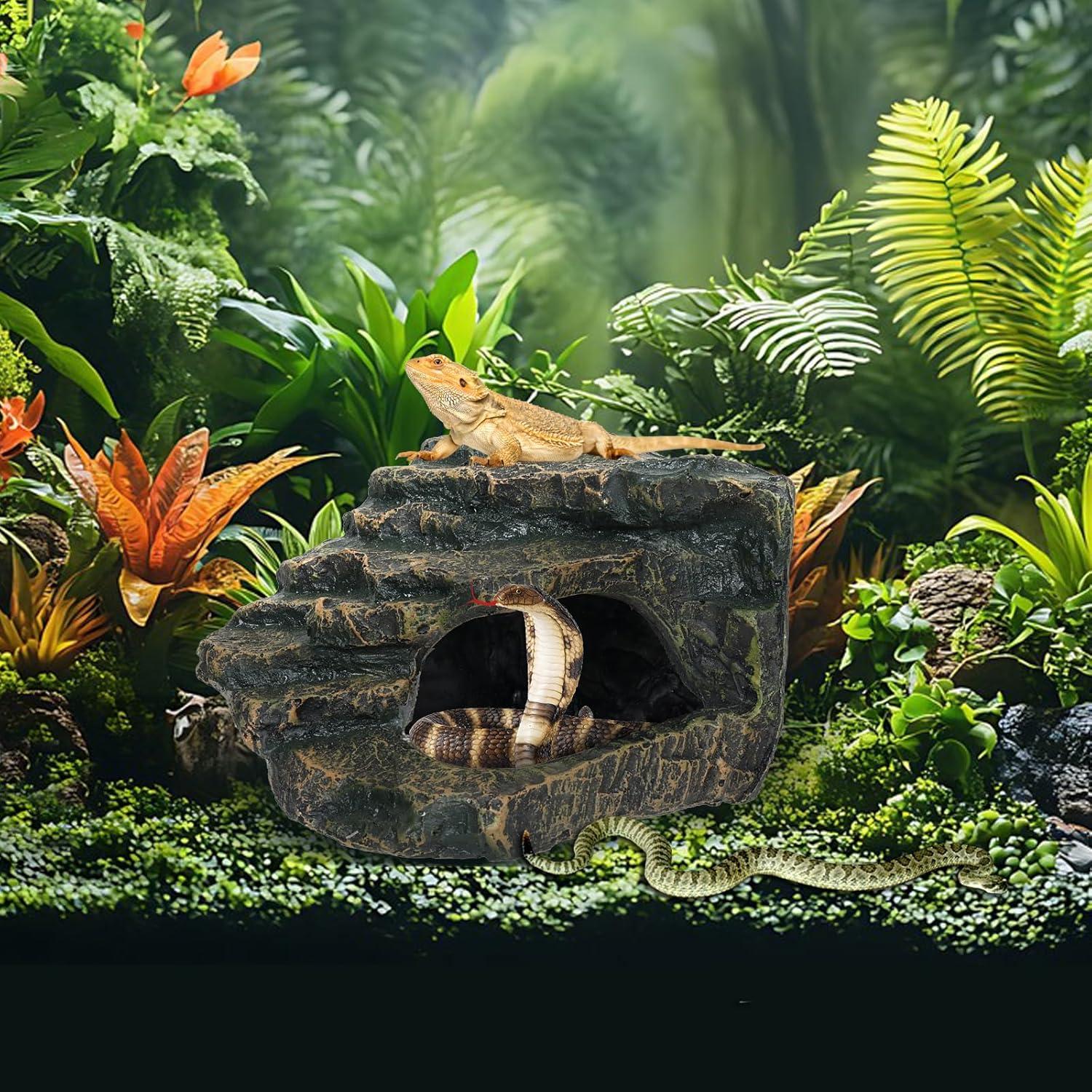 Escondite para Gecko Leopardo Mediano Aquazoo 12.7x11.7 cm