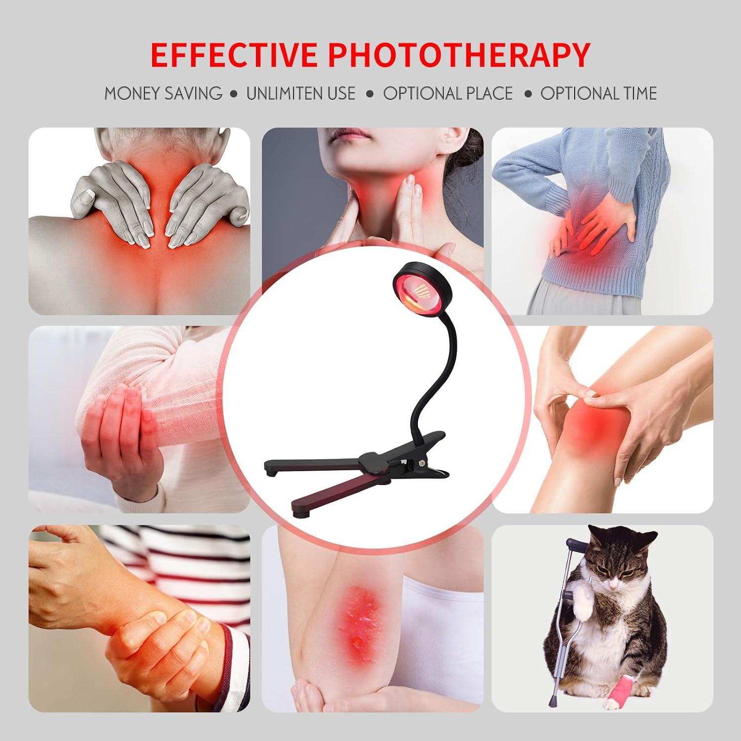 Terapia de Luz Roja WTINTELL 40 LEDs 660nm Cuidado Facial