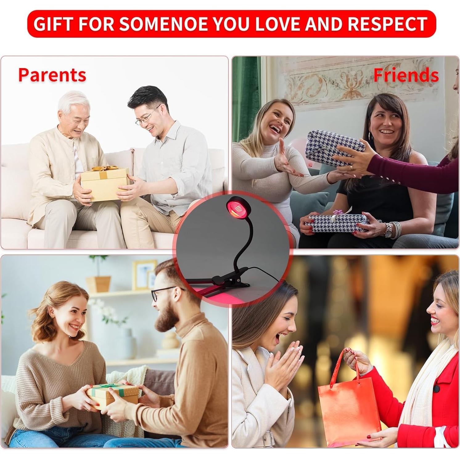 Terapia de Luz Roja WTINTELL 40 LEDs 660nm Cuidado Facial