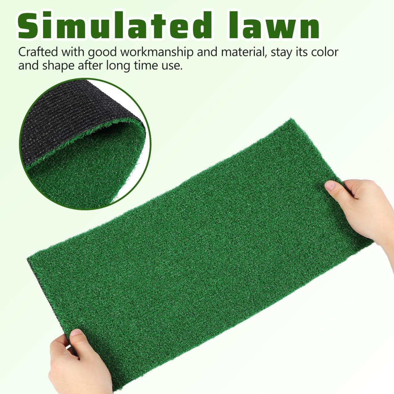 Césped Artificial para Tortugas Jojofuny 50x25 cm Verde