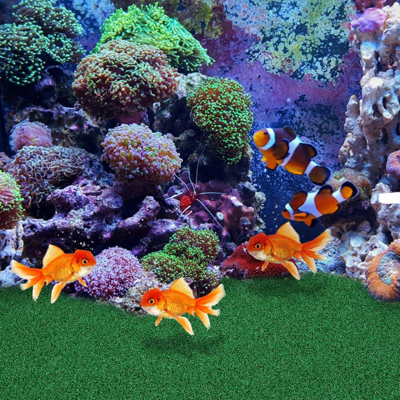 Césped Artificial para Tortugas Jojofuny 50x25 cm Verde