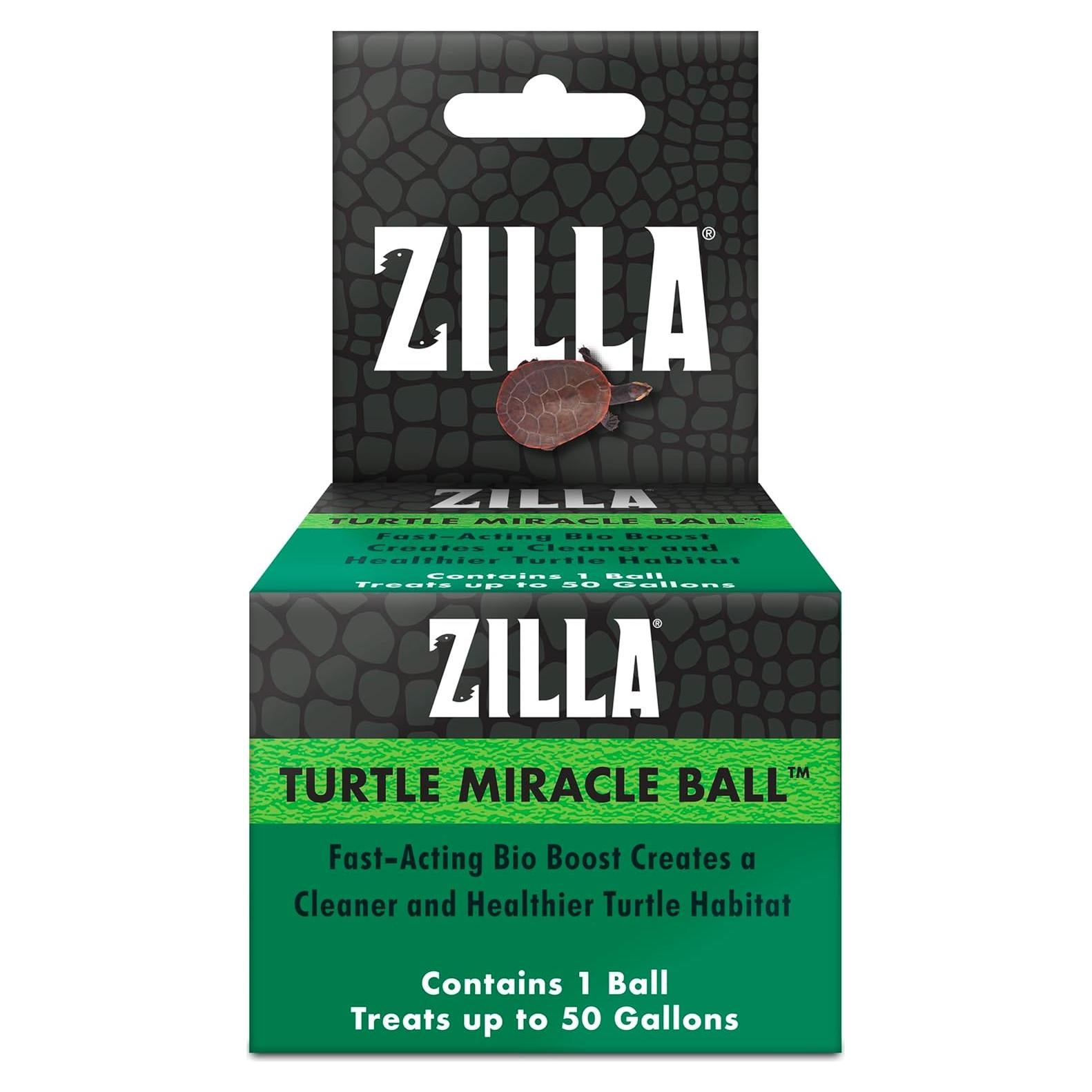 Bola Milagrosa Zilla para Tortugas - Eliminador de Olores y Lodo 189L