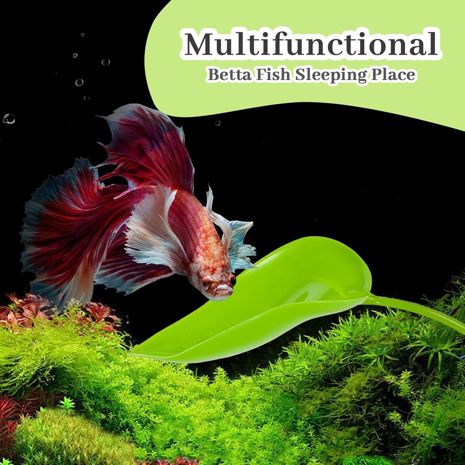 Plataforma de Sol para Tortugas LIN-YL 4 Piezas Verde Hoja