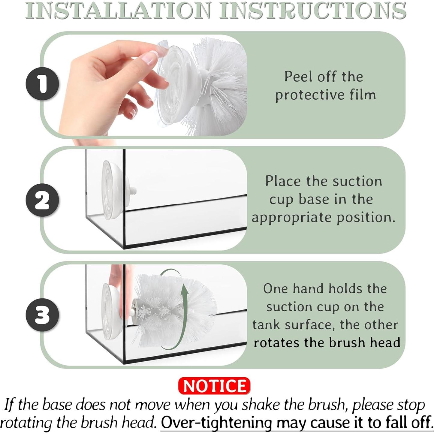 Cepillo de Tortuga con Ventosa JJMOLLE 10.4 cm Blanco