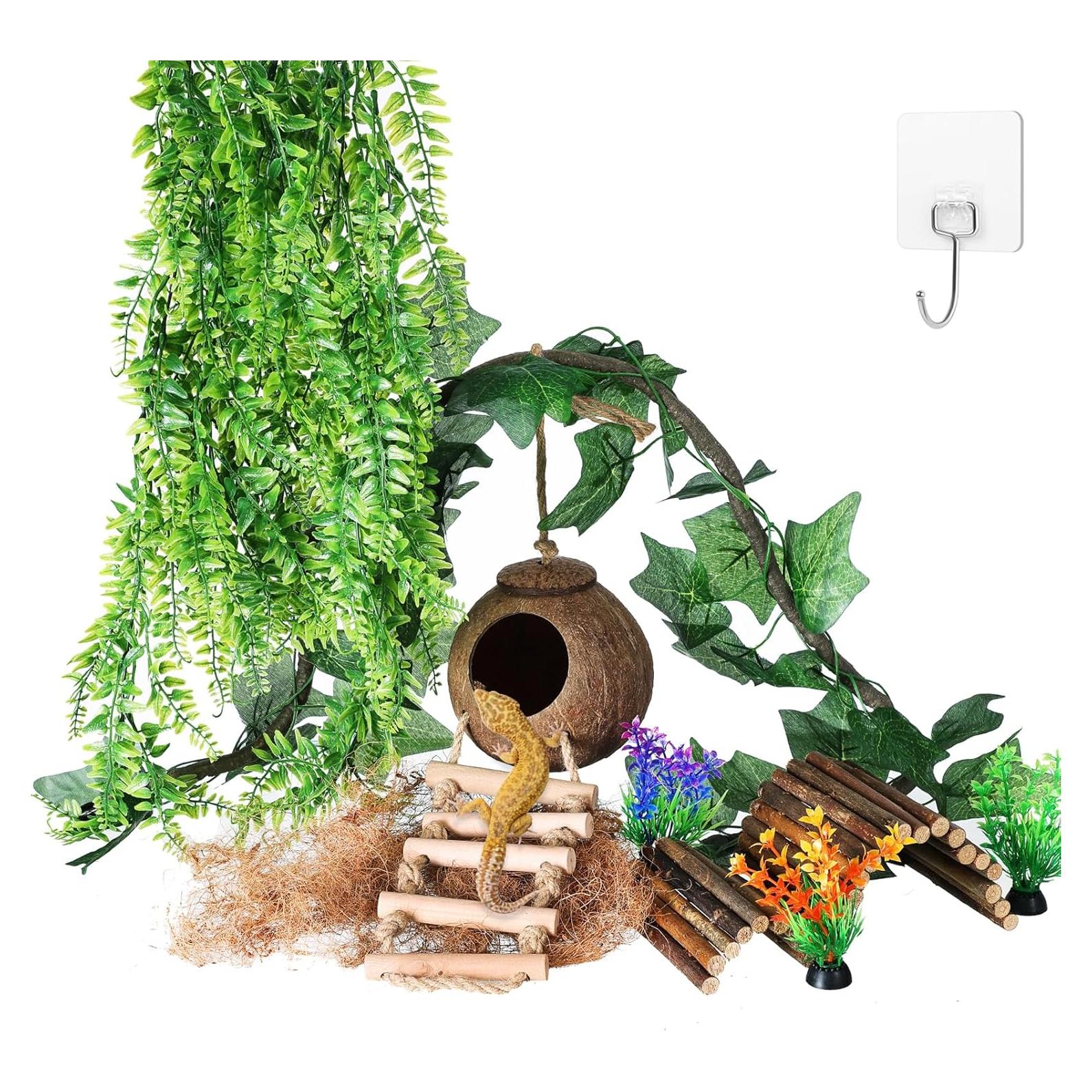 Accesorios para Reptiles HERCOCCI - Cabaña de Coco 37.8 cm