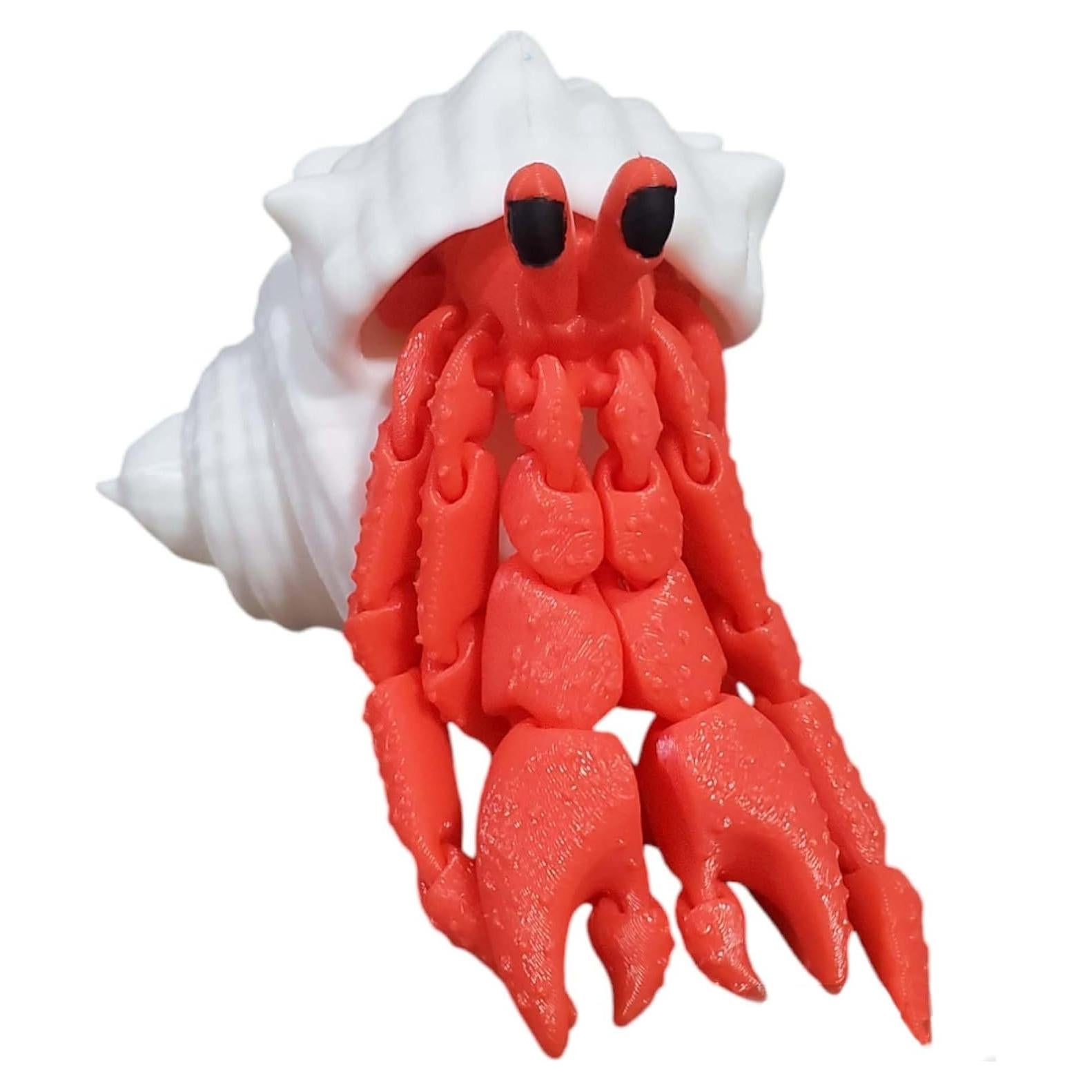 Cangrejo Ermitaño 3D Articulado - Juguete Antiestrés Creativo