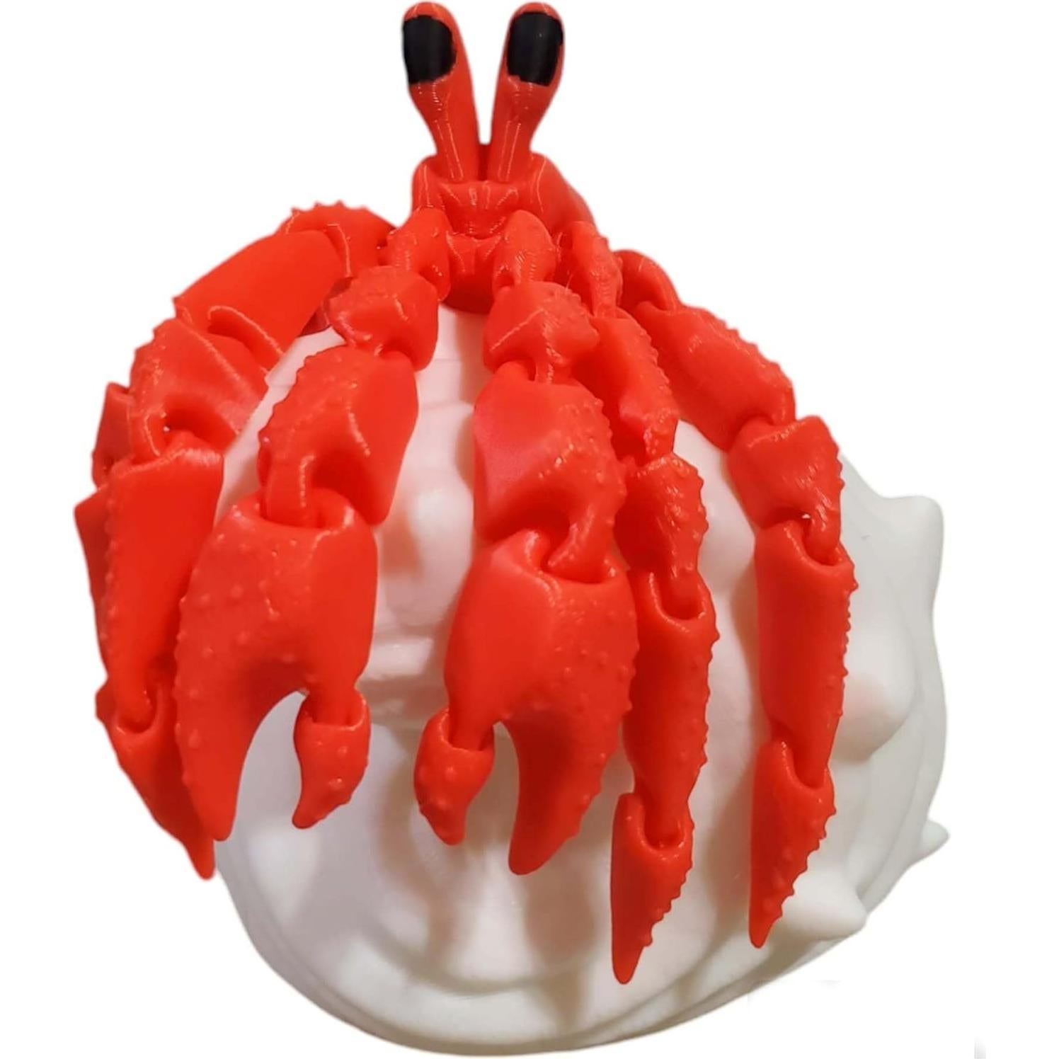 Cangrejo Ermitaño 3D Articulado - Juguete Antiestrés Creativo