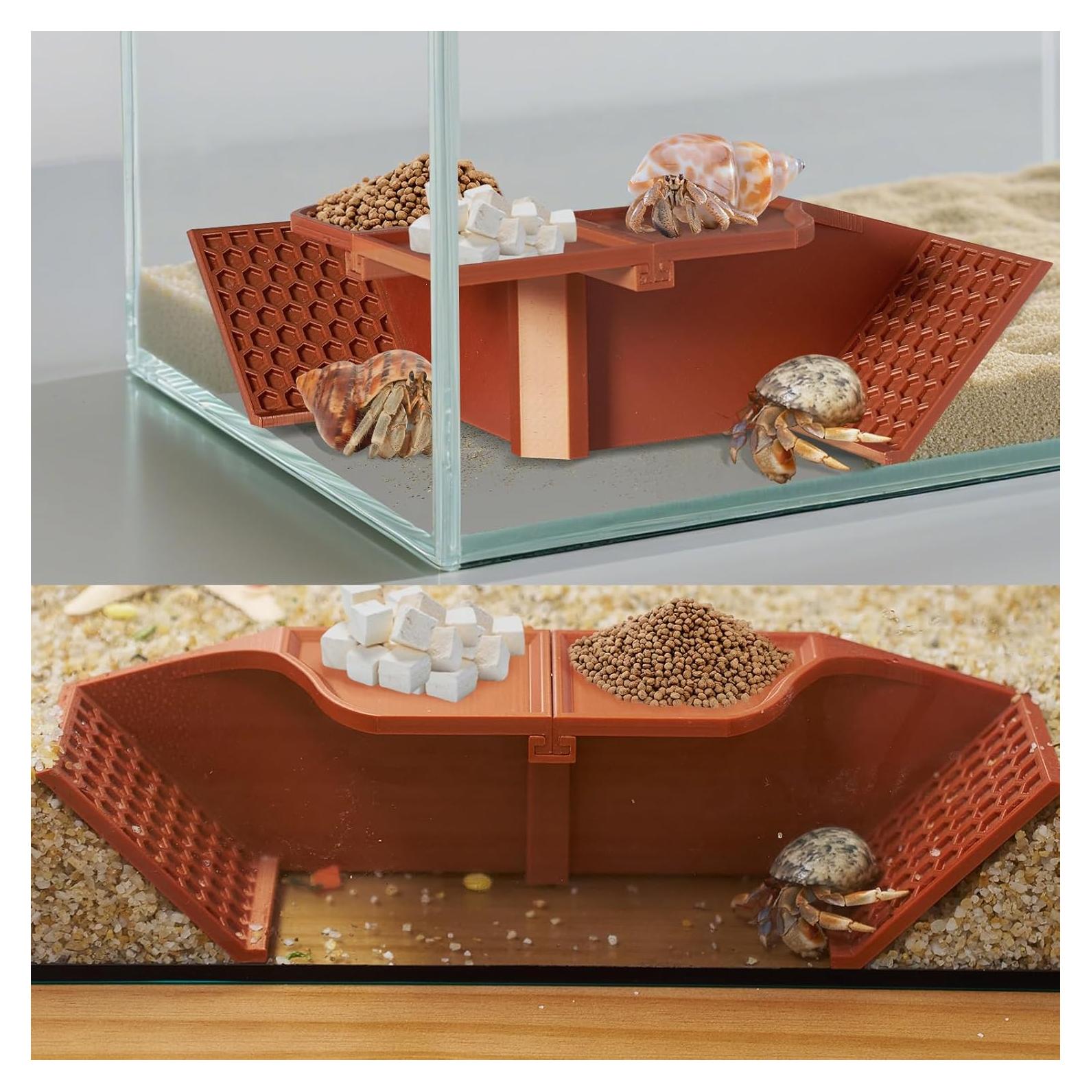 Escondite Subterráneo para Cangrejo Ermitaño Swirge 3 en 1