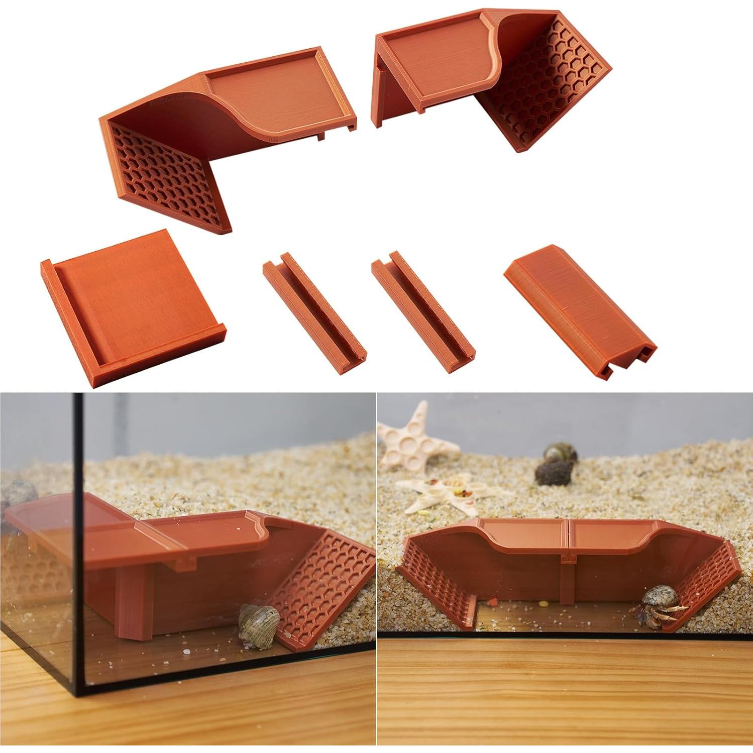 Escondite Subterráneo para Cangrejo Ermitaño Swirge 3 en 1