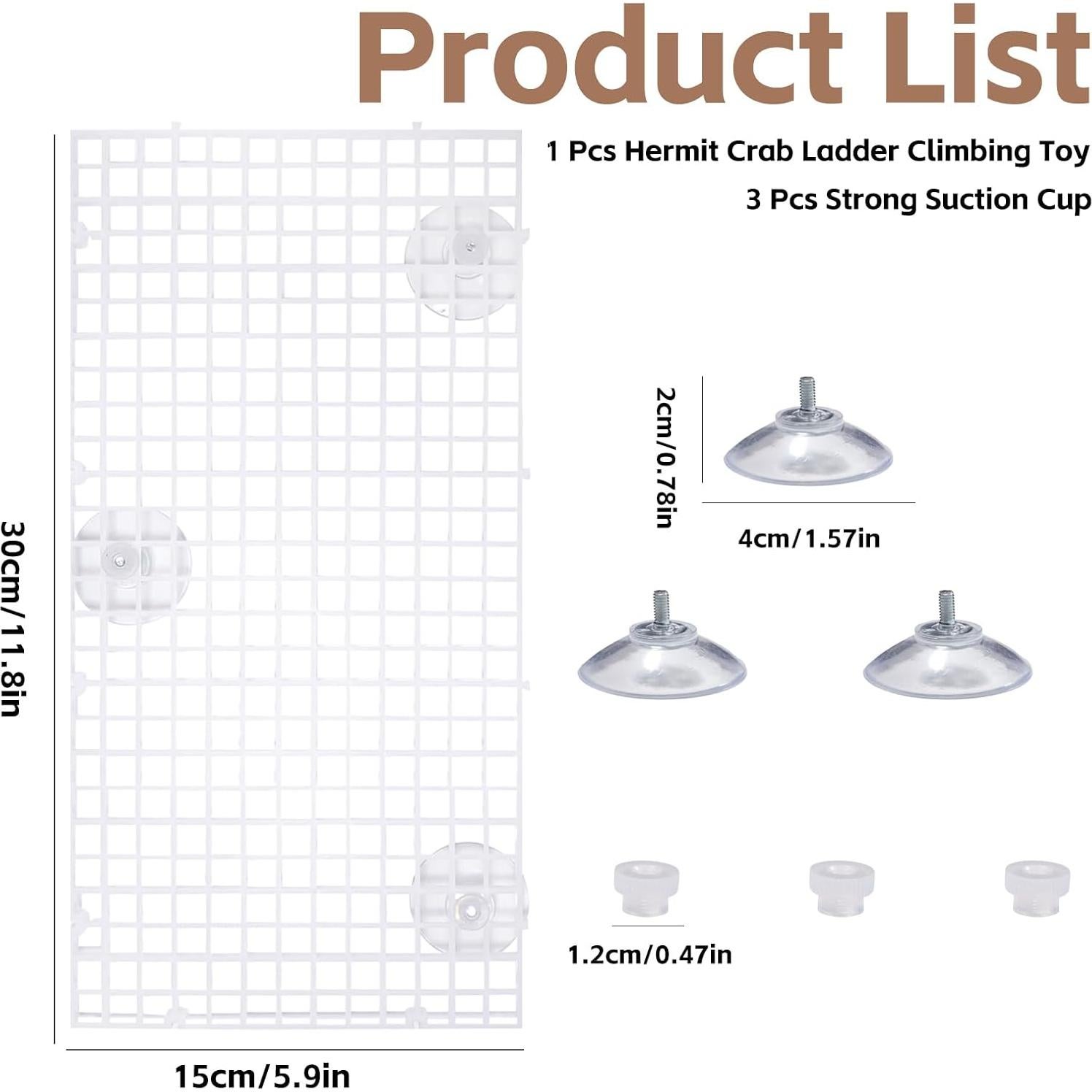 Juguete de Escalada Uotey para Cangrejo Ermitaño 21.6cm