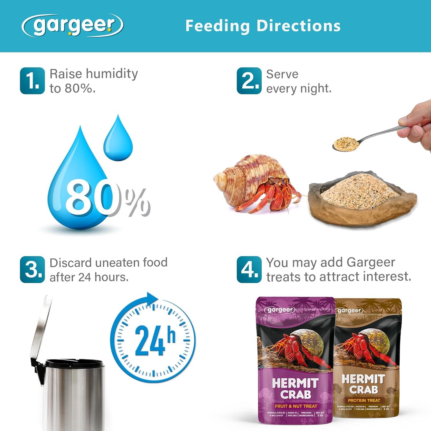 Comida para Cangrejo Ermitaño Gargeer Ocean Blend 59g